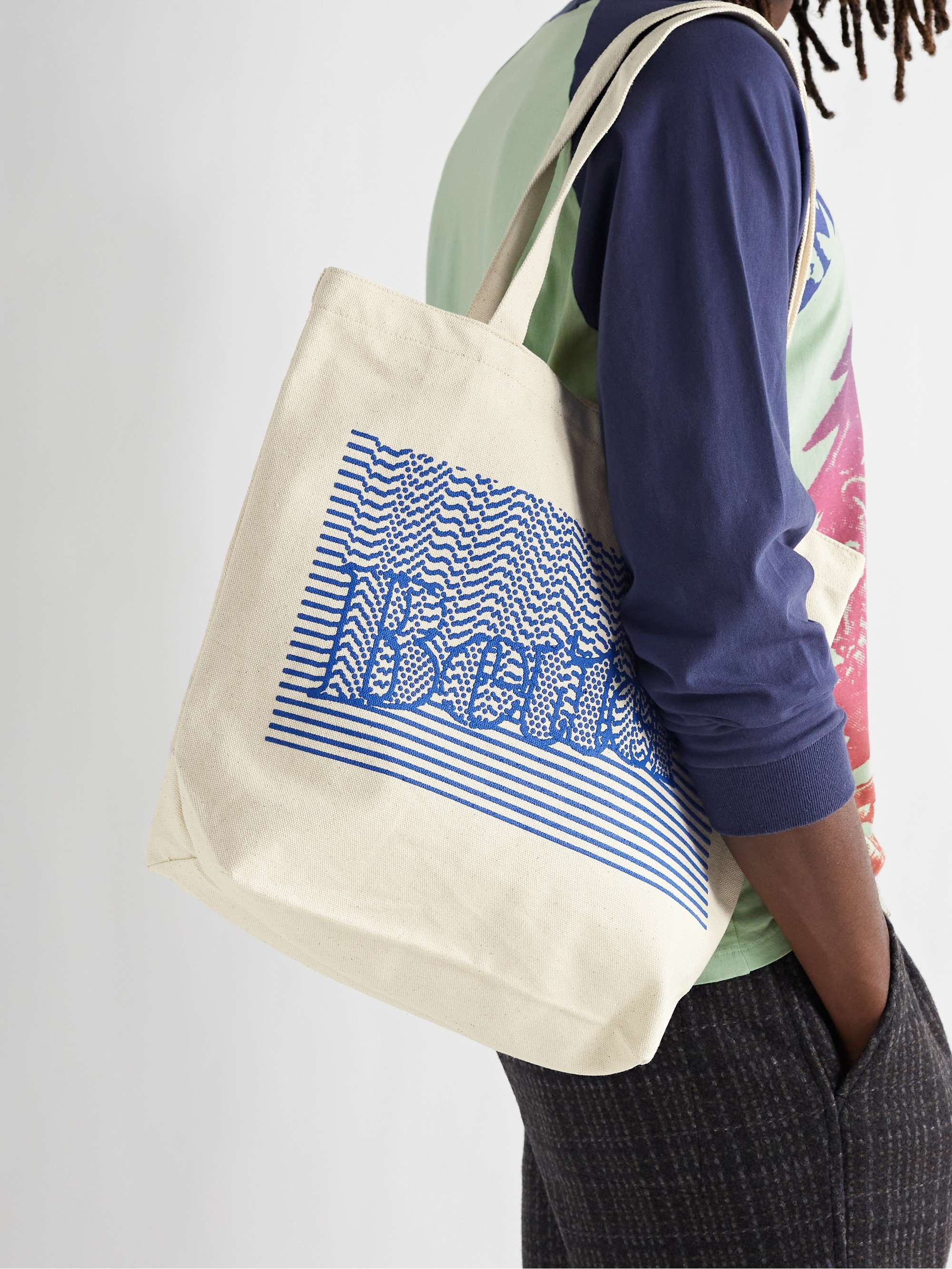 BETTER GIFT SHOP Logo-Print Cotton-Canvas Tote Bag