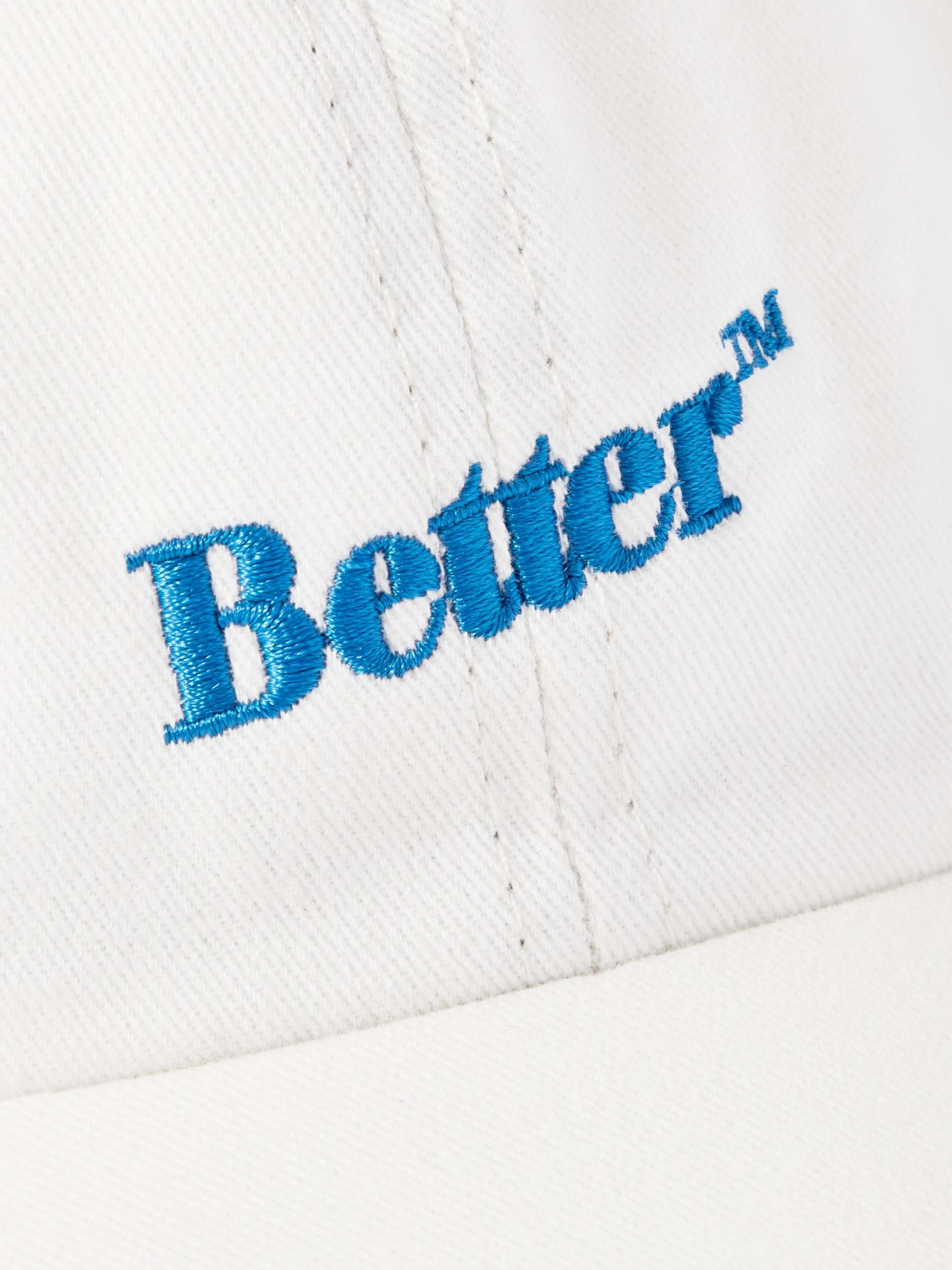 BETTER GIFT SHOP Logo-Embroidered Cotton-Canvas Baseball Cap