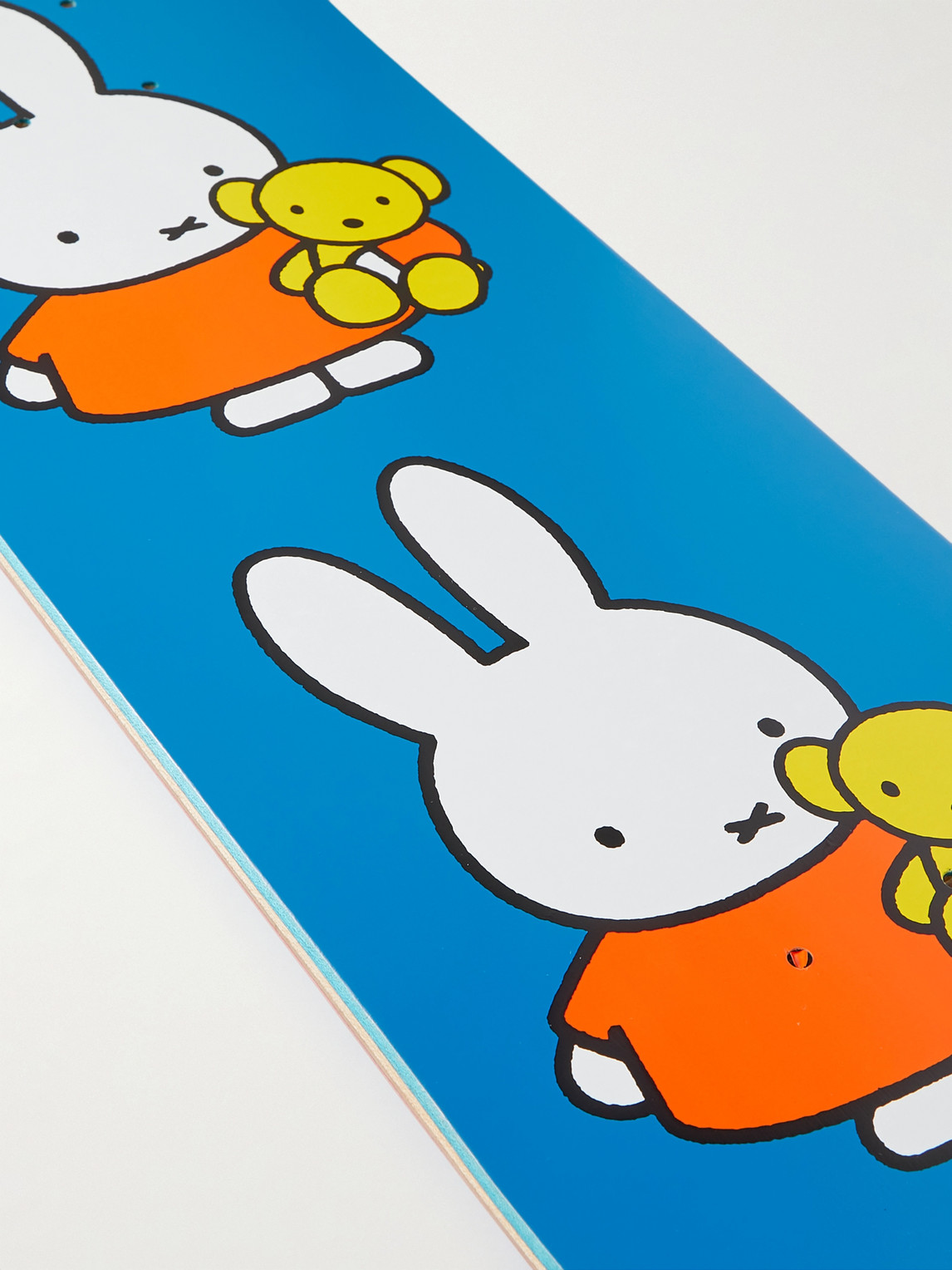 Miffy Printed Wooden Skateboard In Blue
