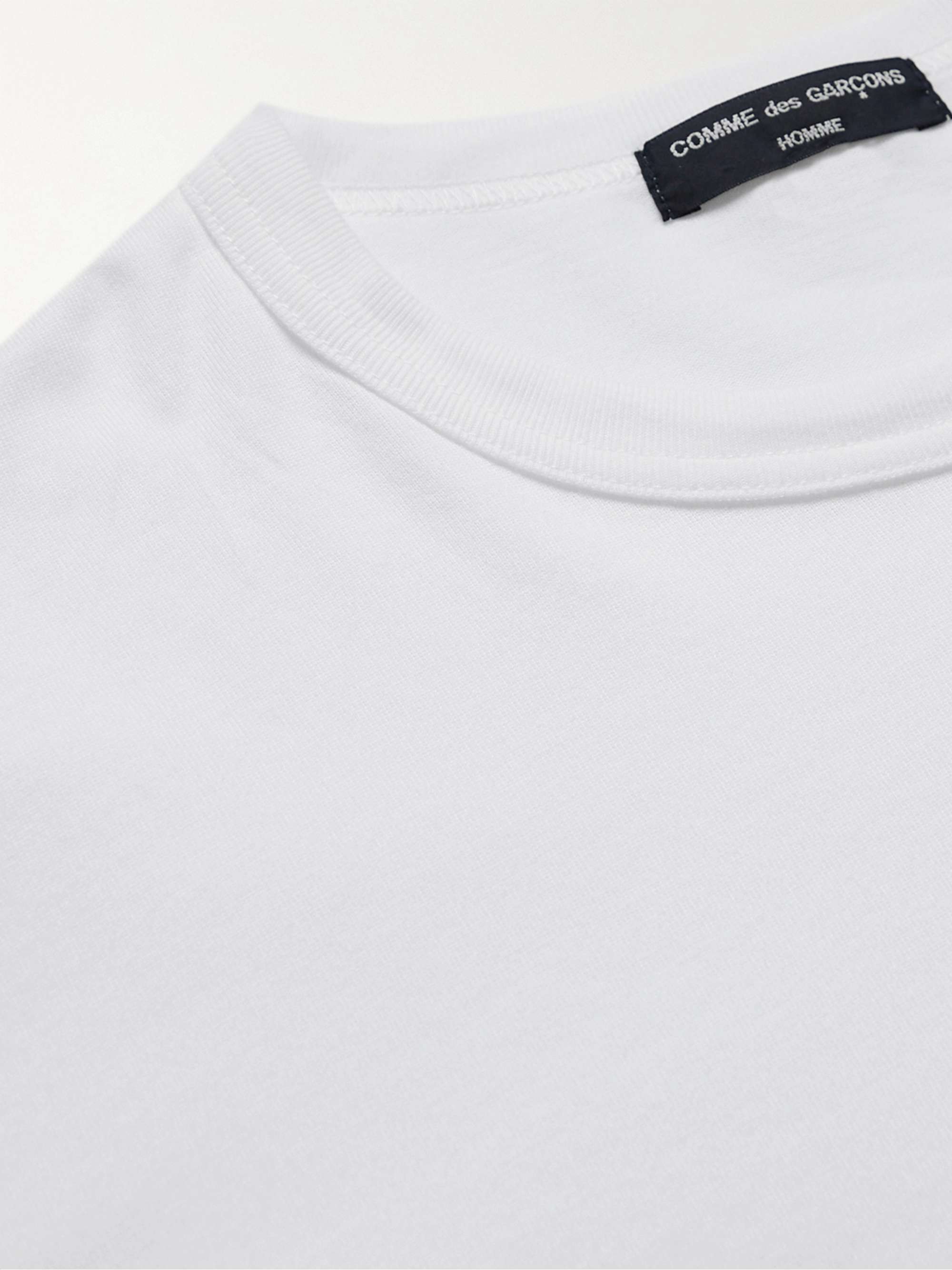 COMME DES GARÇONS HOMME Logo-Print Cotton-Jersey T-Shirt