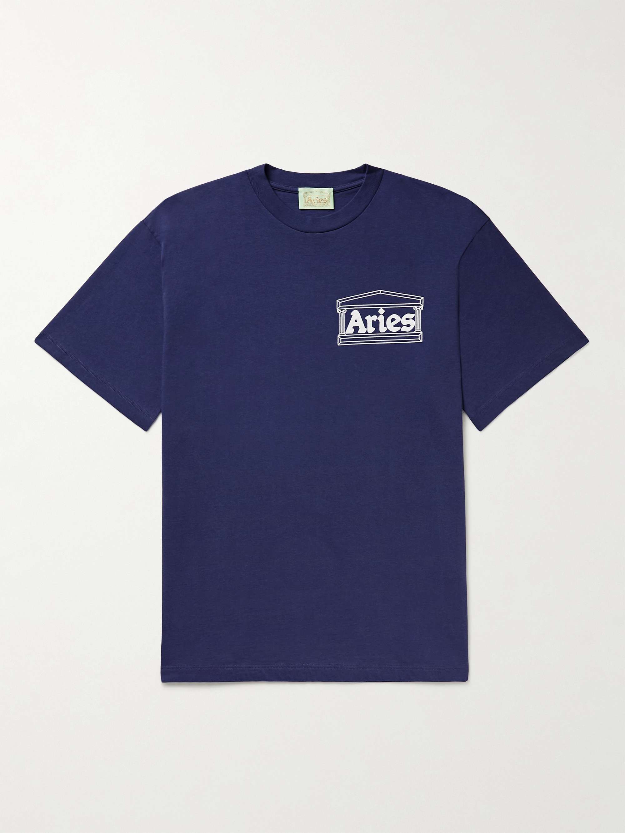 ARIES Mystic Business Logo-Print Cotton-Jersey T-Shirt