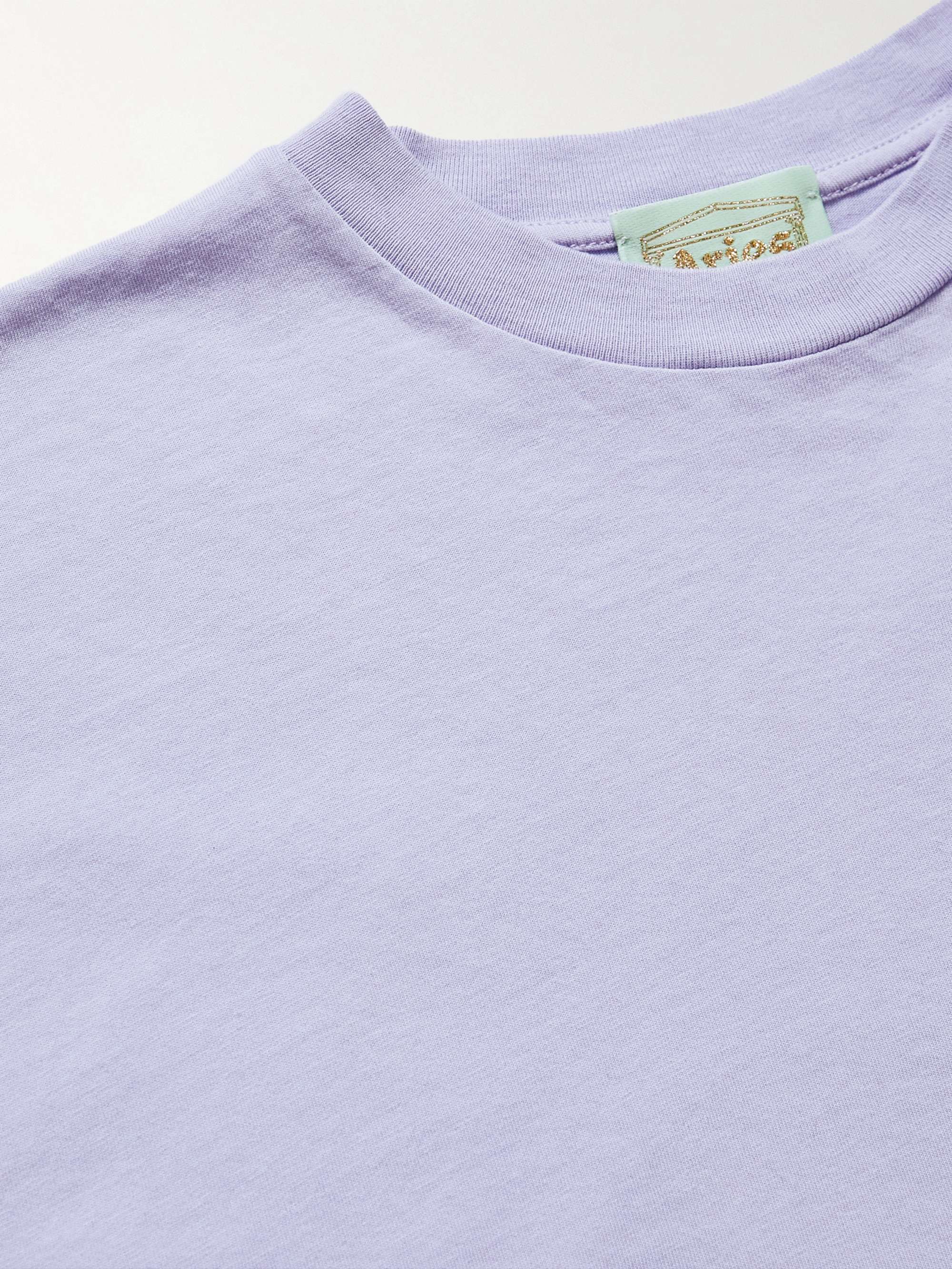 ARIES Logo-Print Cotton-Jersey T-Shirt