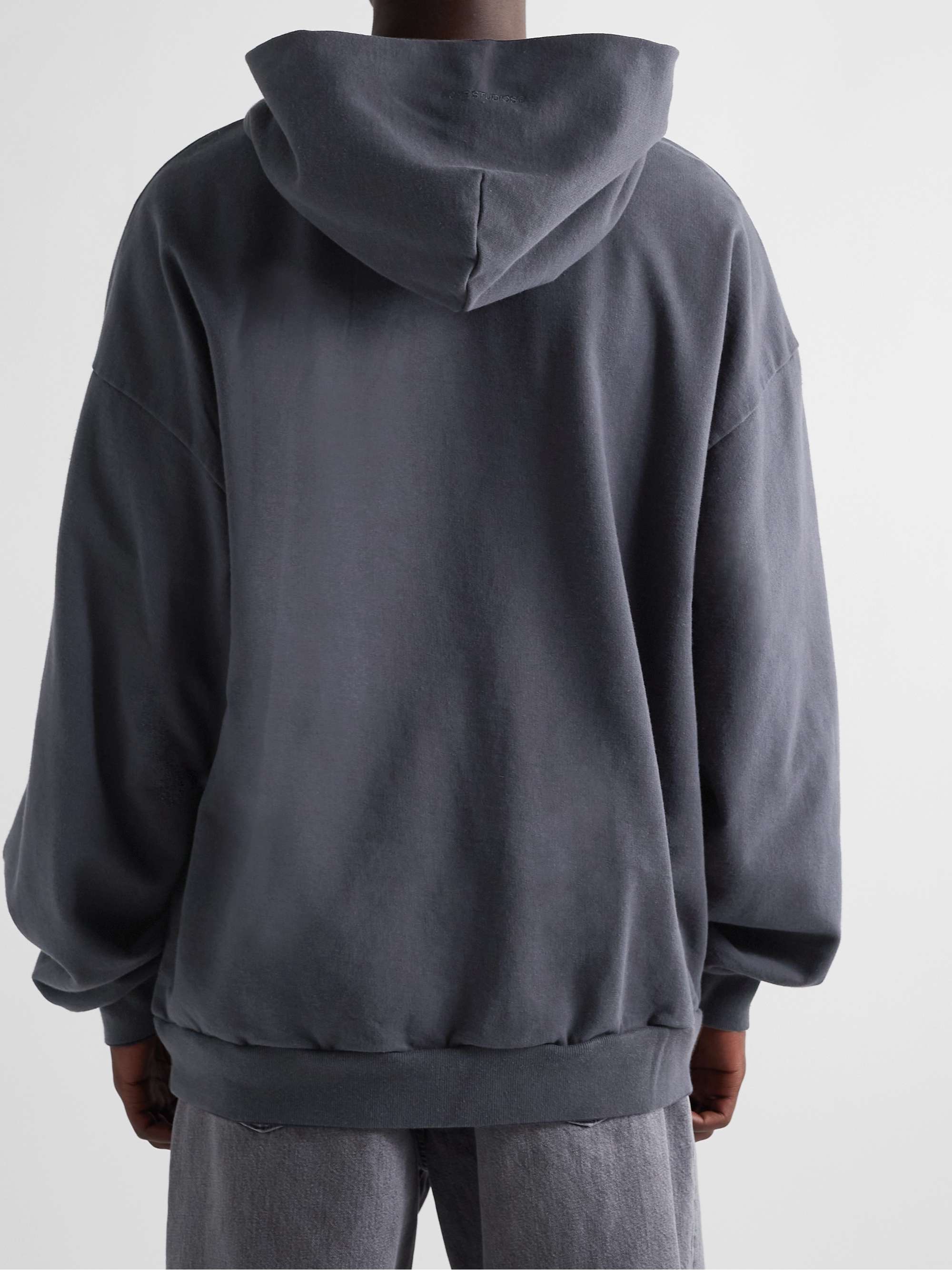 ACNE STUDIOS Oversized Printed Cotton-Jersey Hoodie