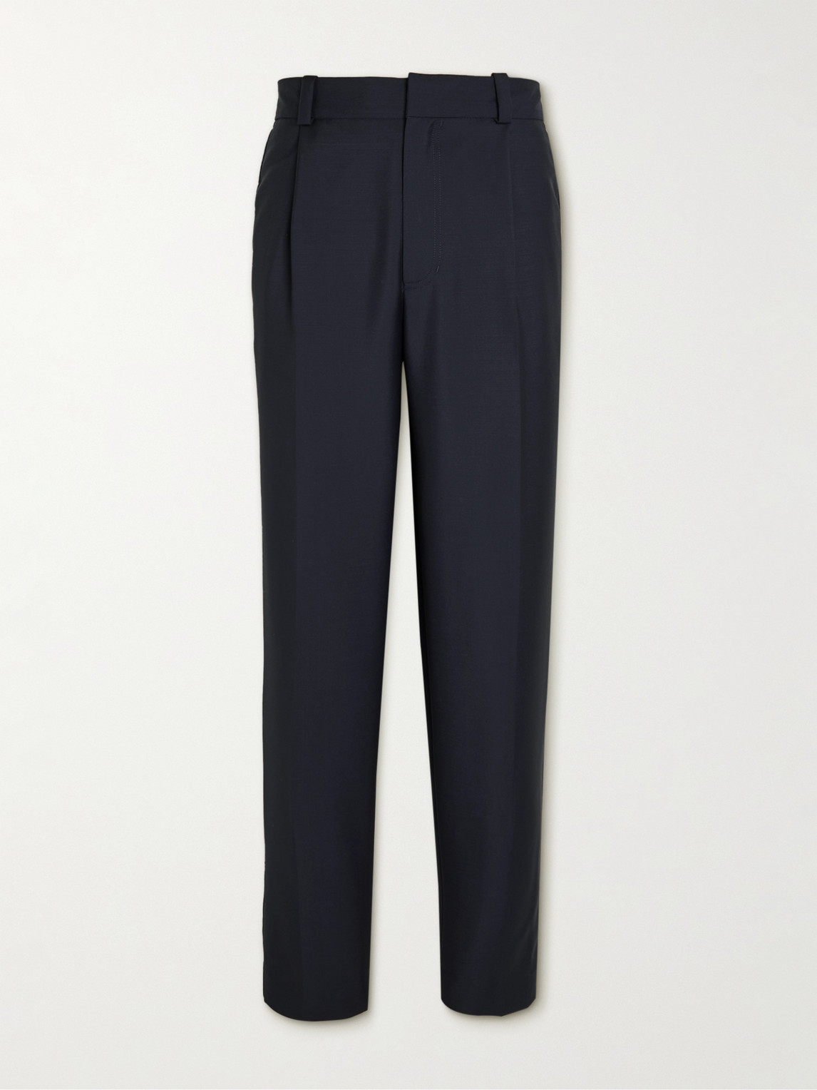 Acne Studios Wool And Mohair-blend Trousers In Blue