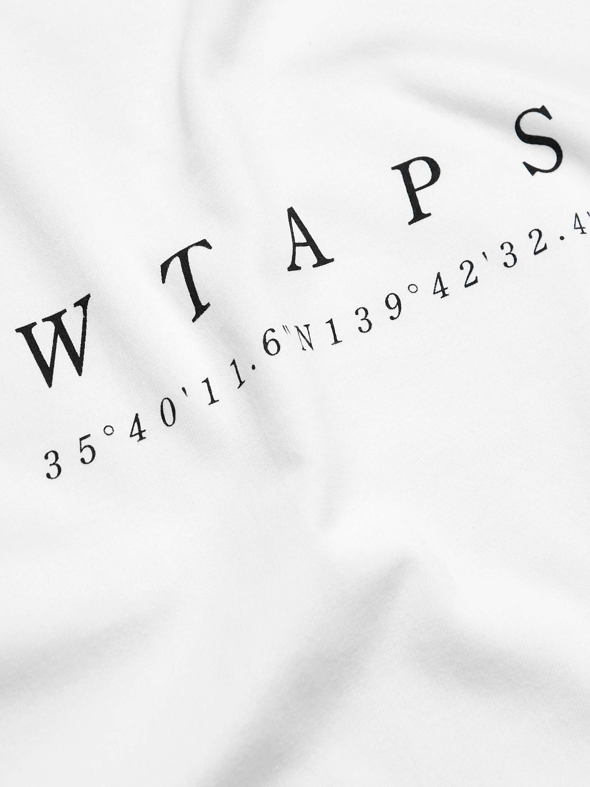 WTAPS Logo-Print Cotton-Jersey T-Shirt