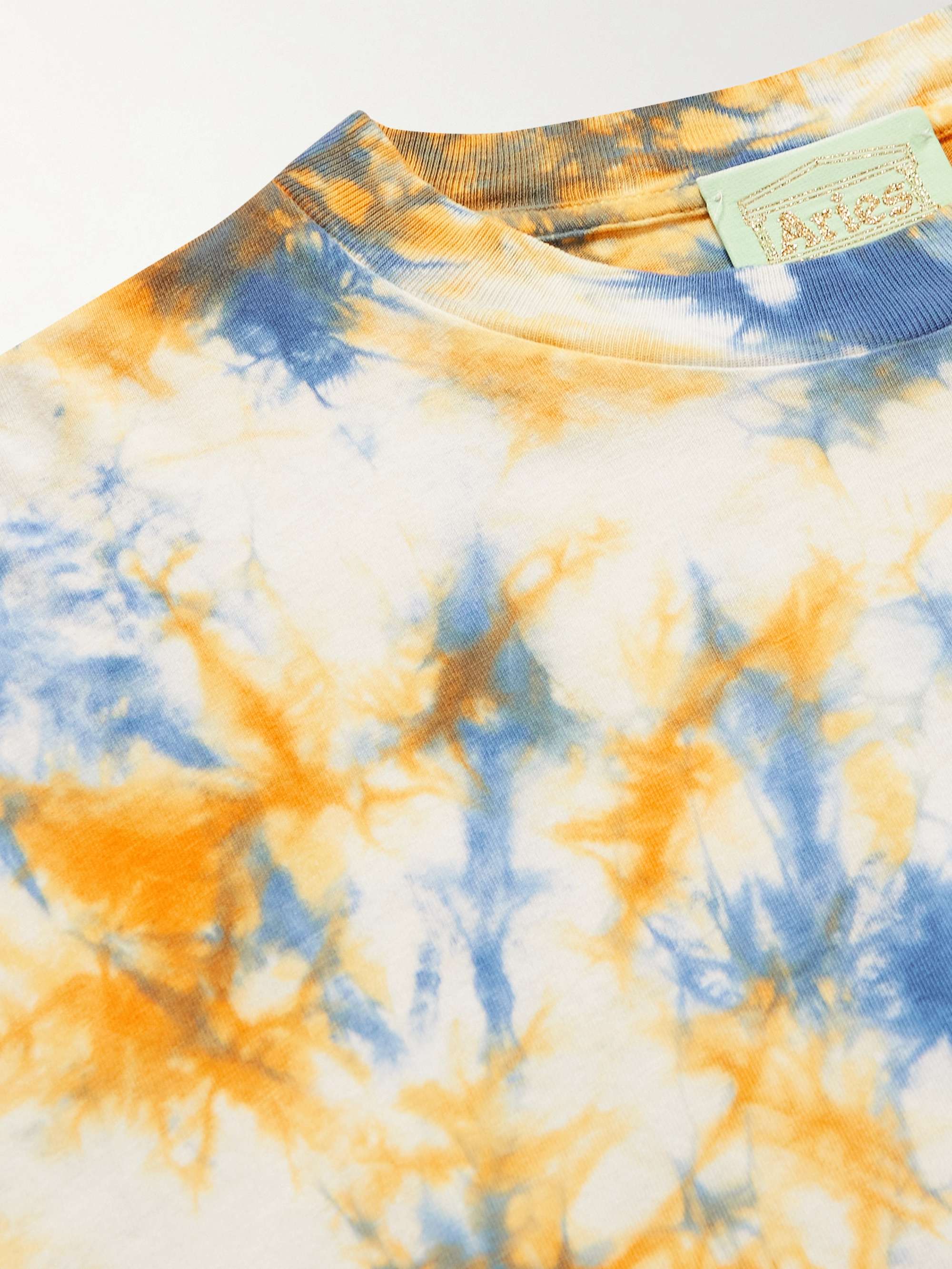 ARIES Printed Tie-Dyed Cotton-Jersey T-Shirt