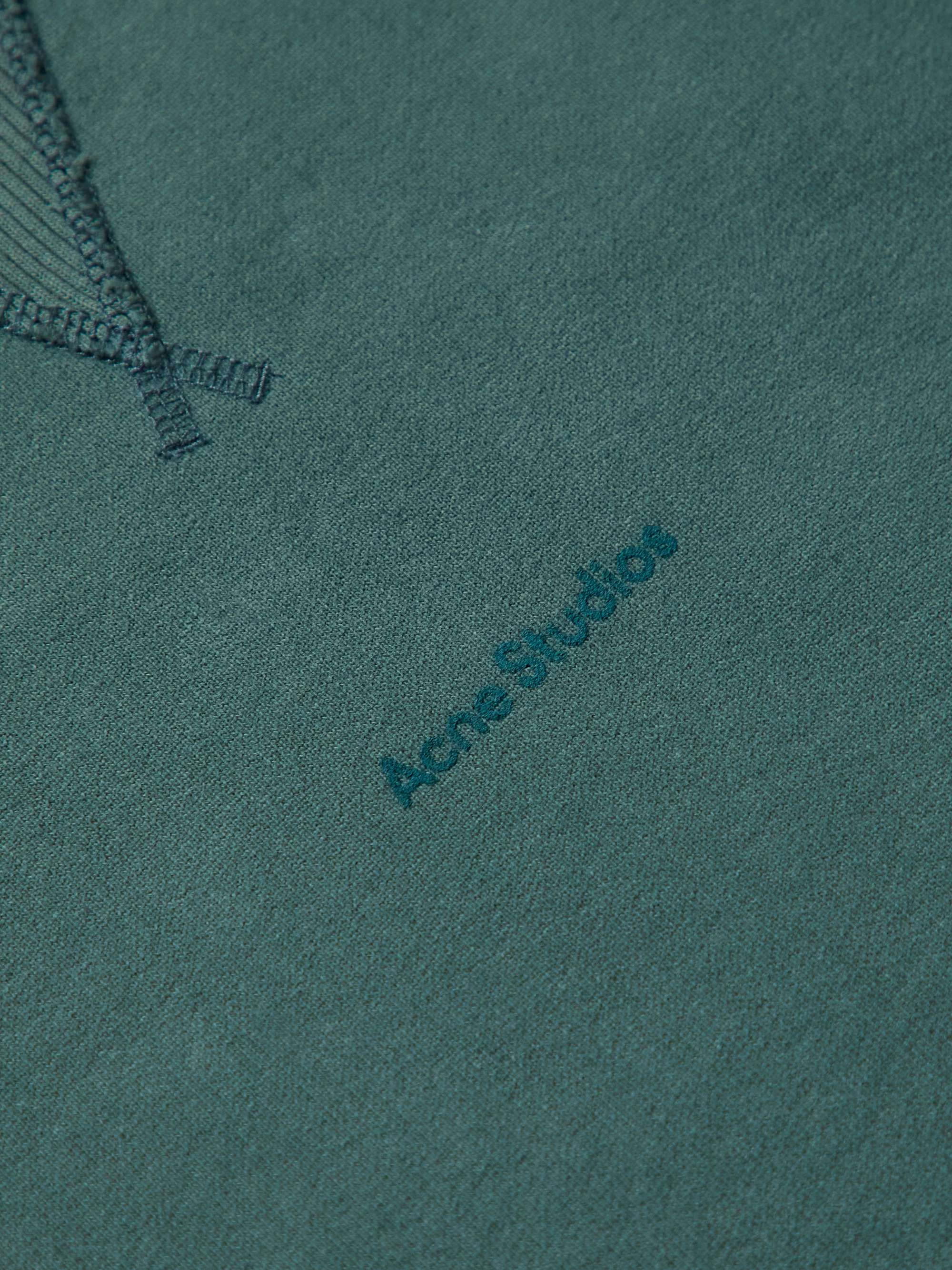 ACNE STUDIOS Logo-Print Cotton-Jersey Sweatshirt