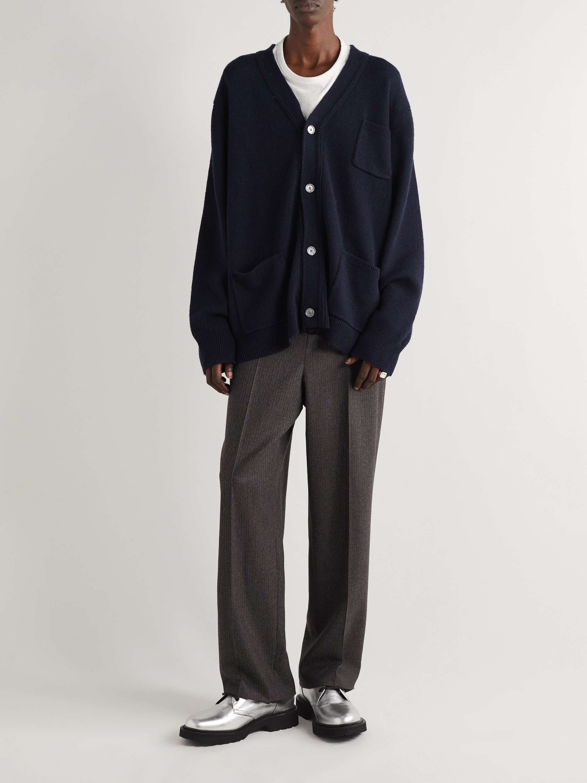 ACNE STUDIOS Wool and Cashmere-Blend Cardigan