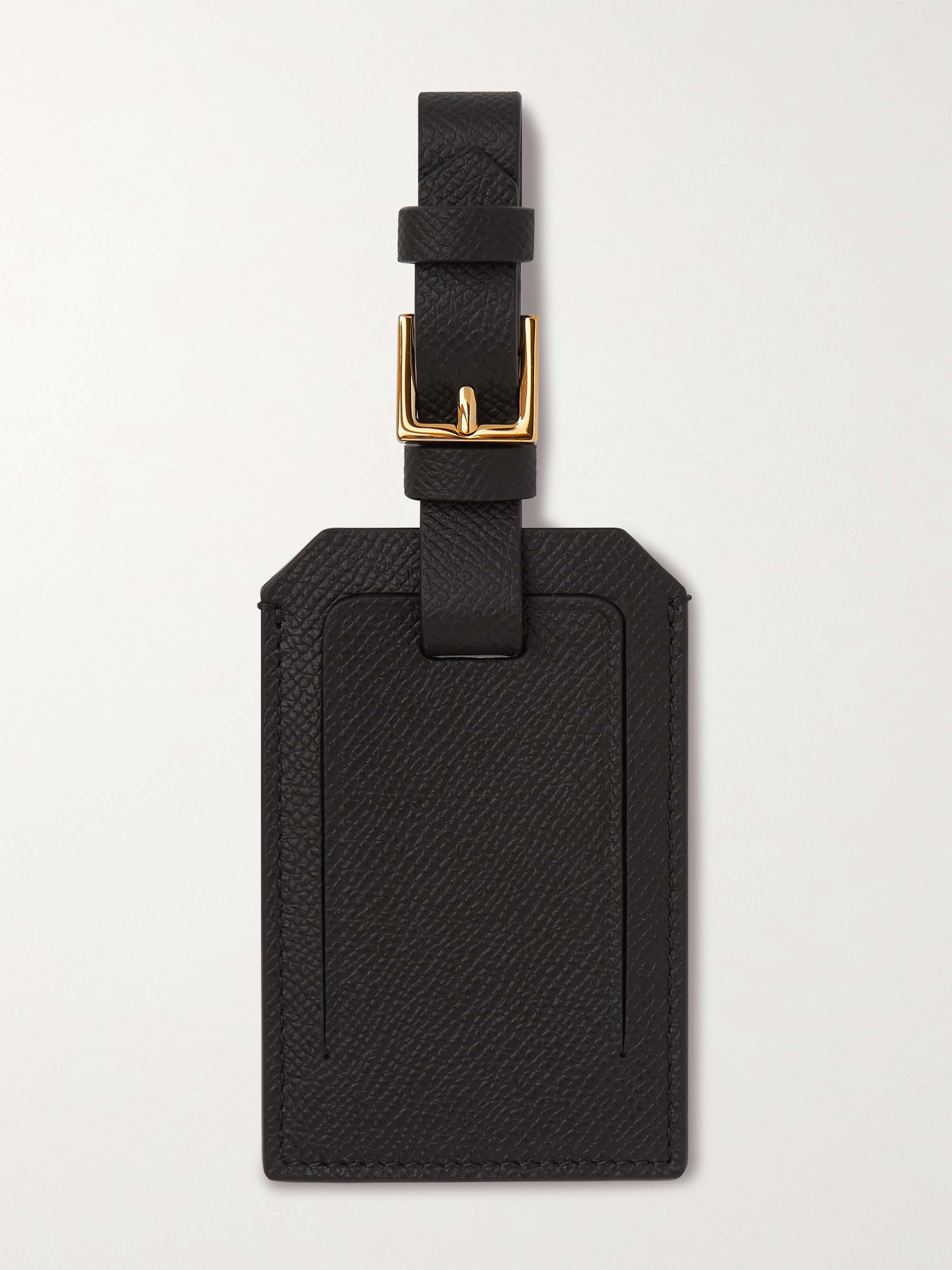 TOM FORD Full-Grain Leather Luggage Tag