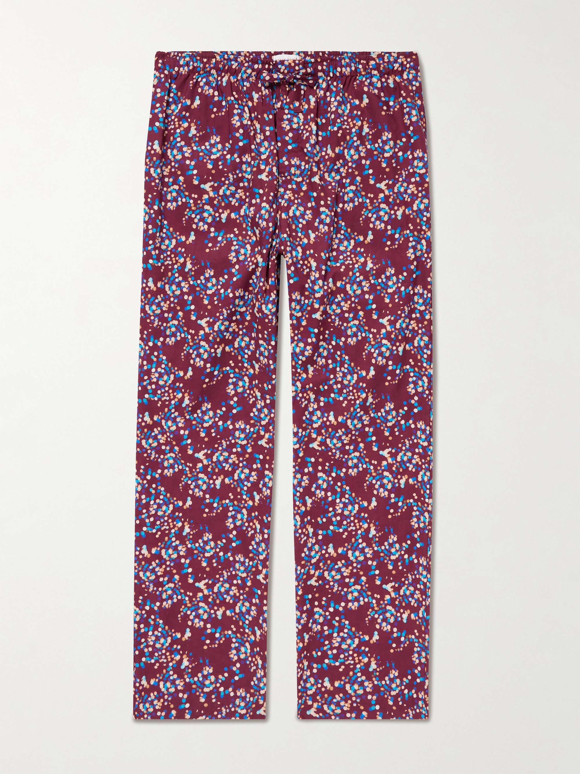 DEREK ROSE Printed Cotton Pyjama Trousers