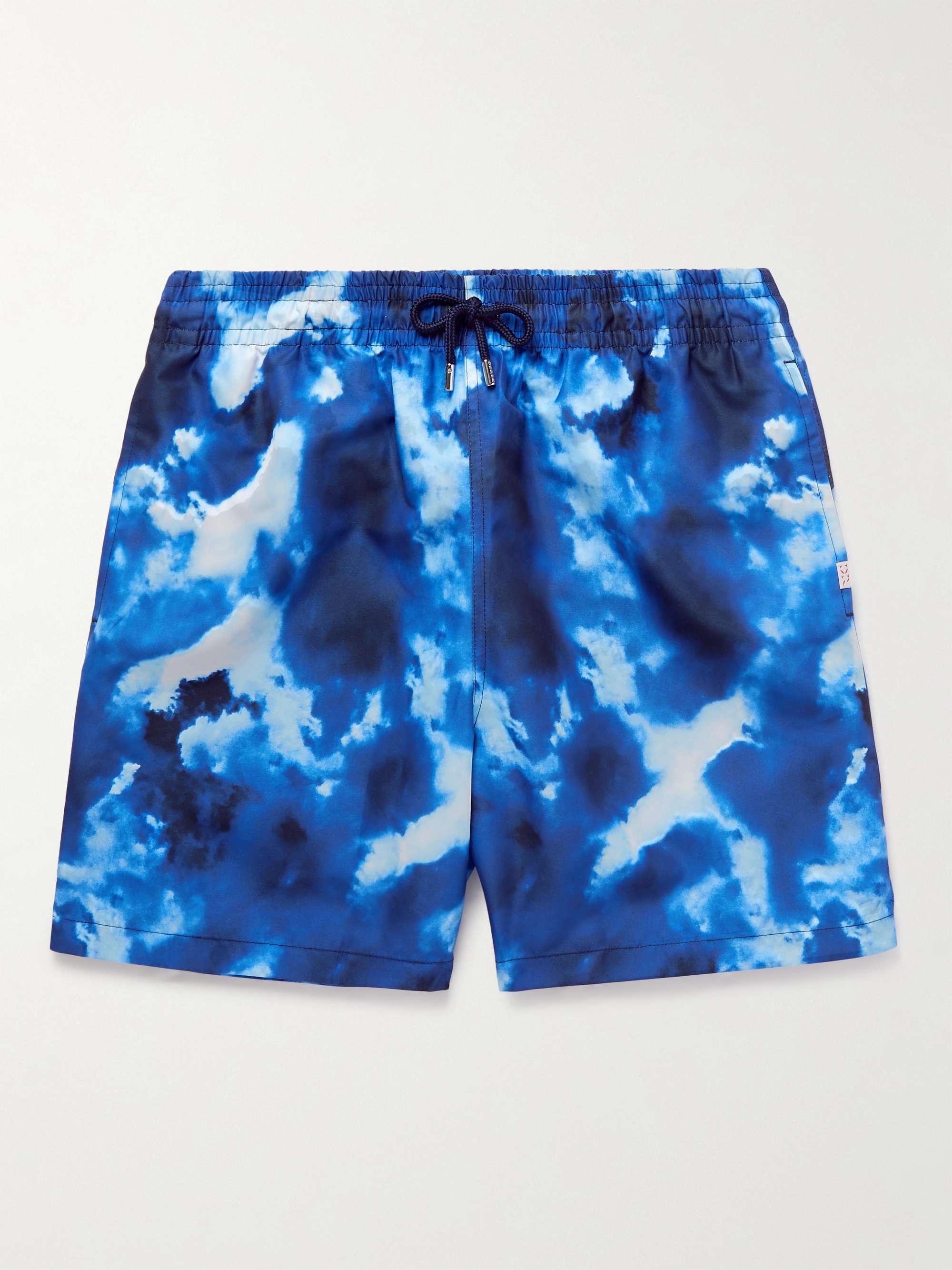 DEREK ROSE Mid-Length Printed Swim Shorts
