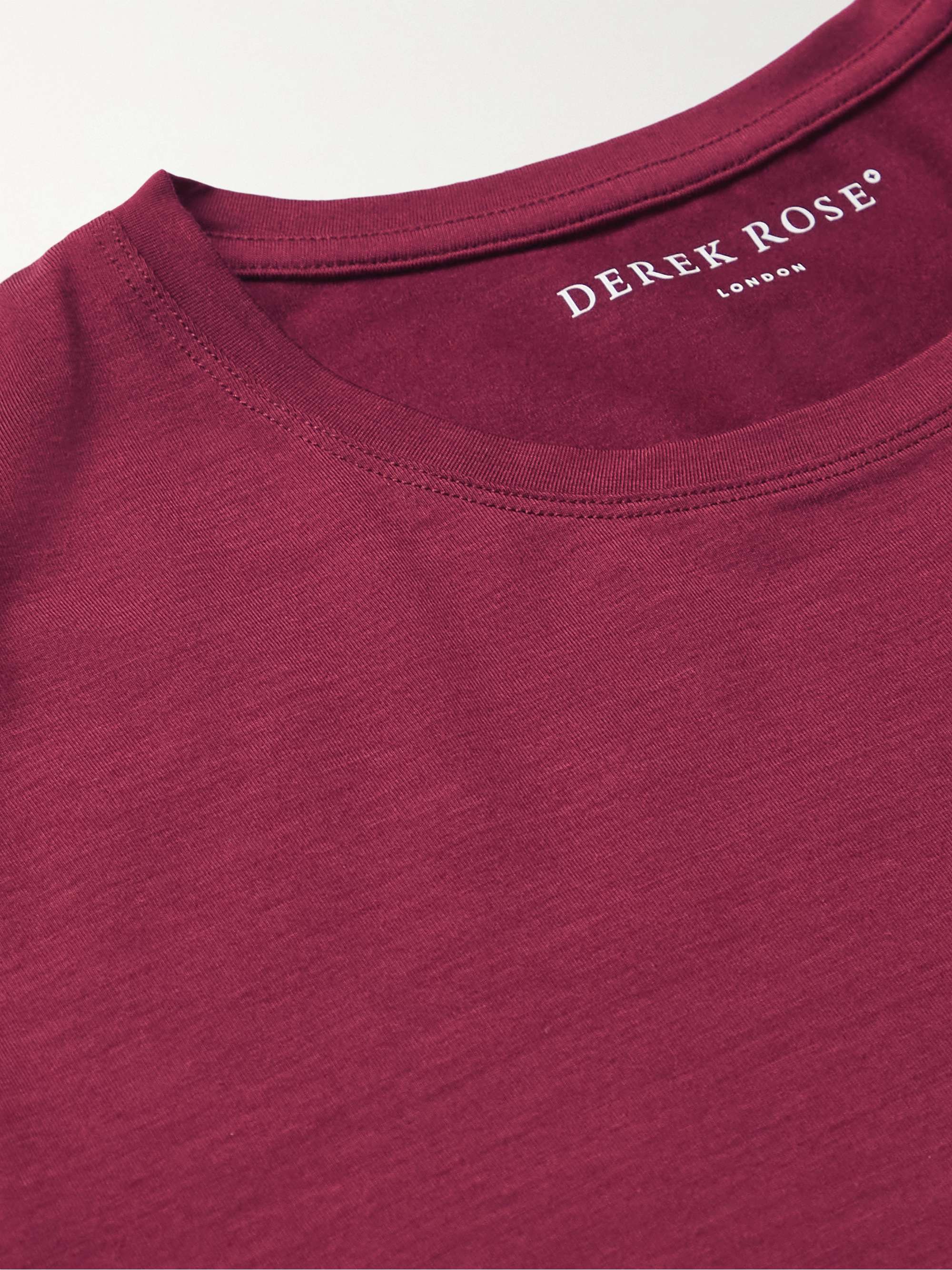 DEREK ROSE Basel Stretch Micro Modal Jersey T-Shirt