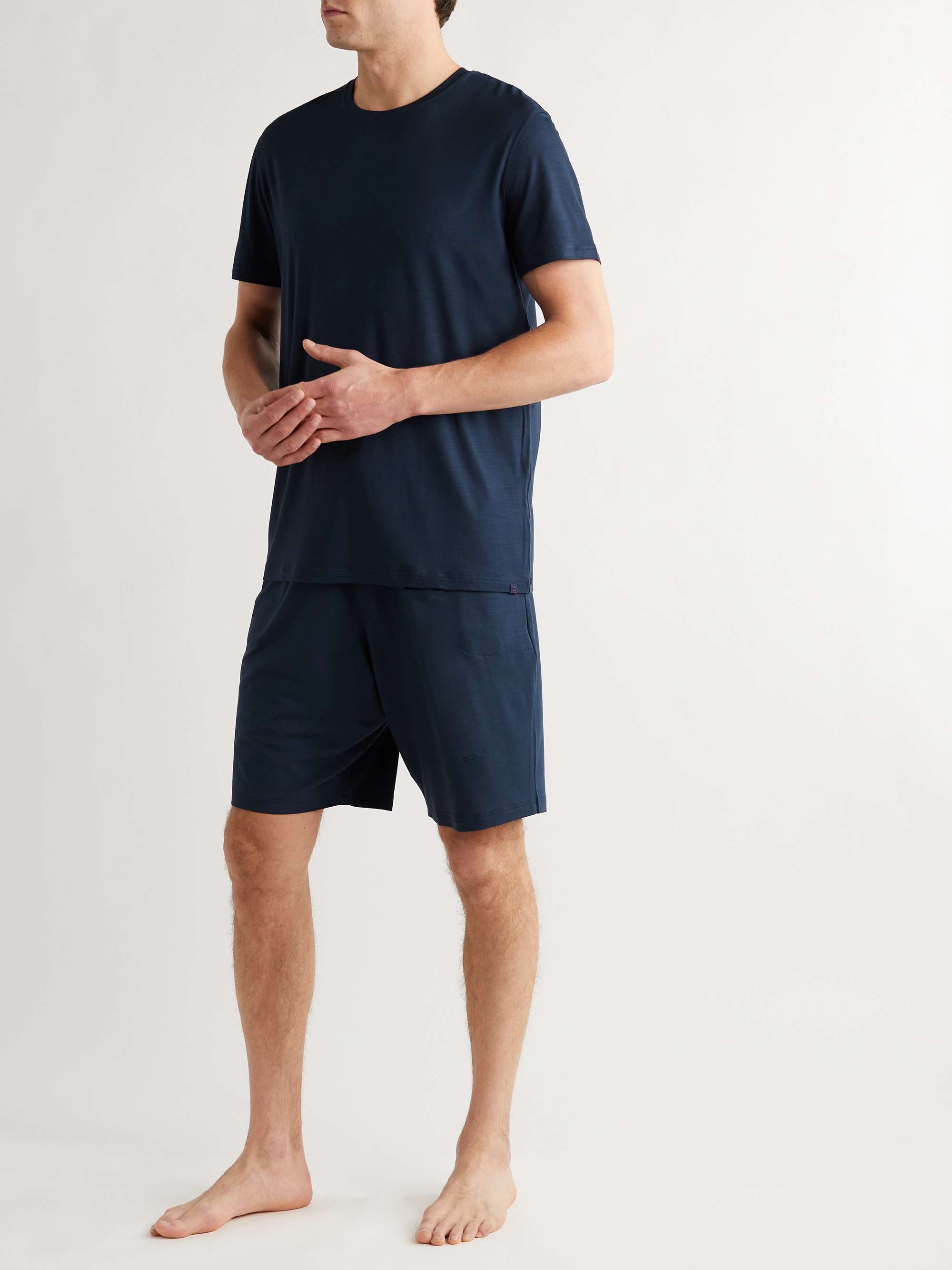 DEREK ROSE Stretch Micro Modal Jersey Lounge Shorts