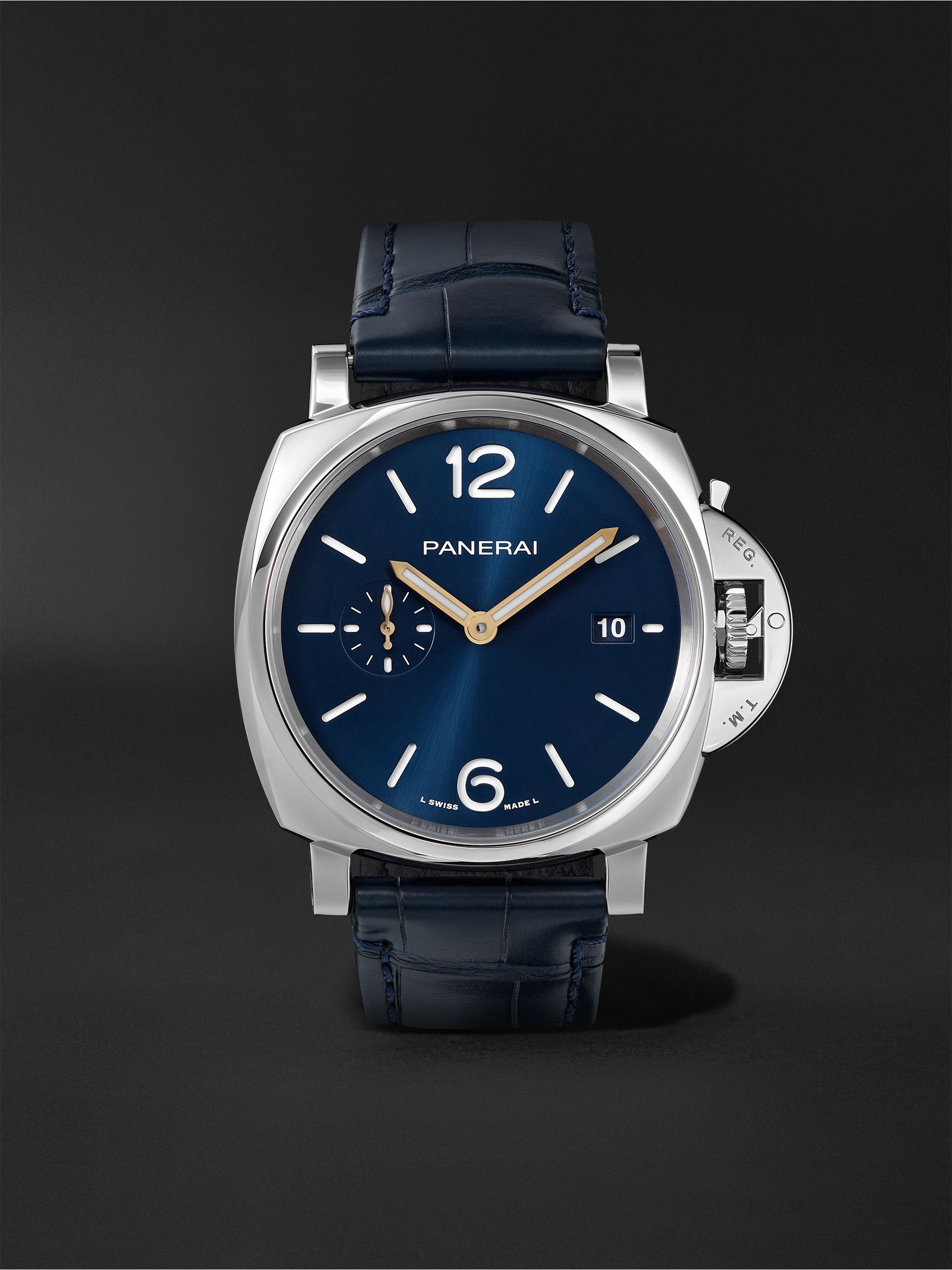 PANERAI Luminor Due Automatic 42mm Stainless Steel and Alligator Watch, Ref. No. PAM01274