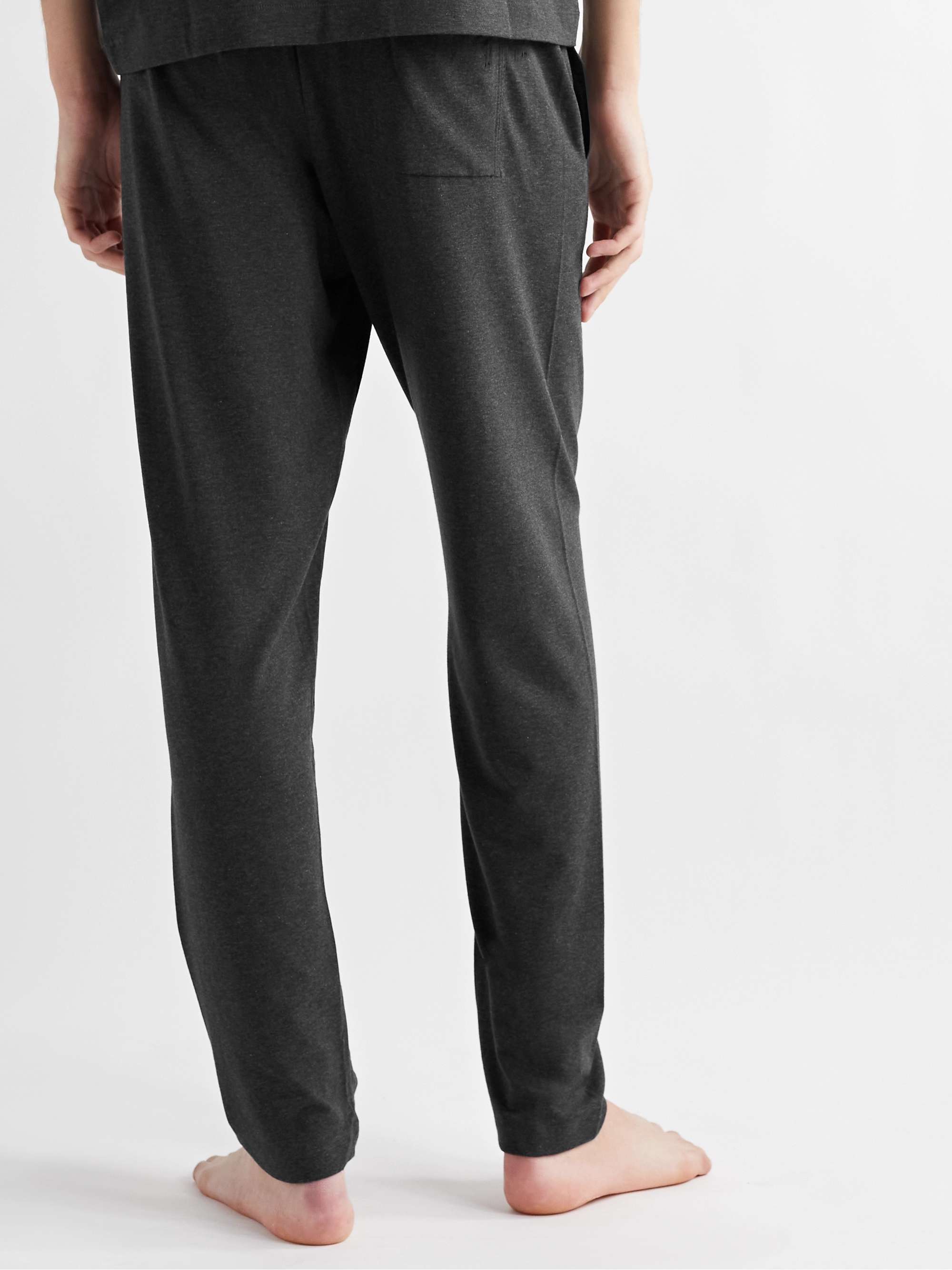 HAMILTON AND HARE Stretch Lyocell and Cotton-Blend Pyjama Trousers