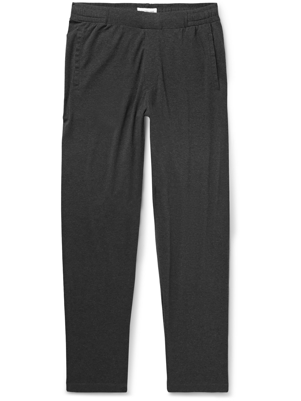 Hamilton And Hare Stretch Lyocell And Cotton-blend Pyjama Trousers In Gray