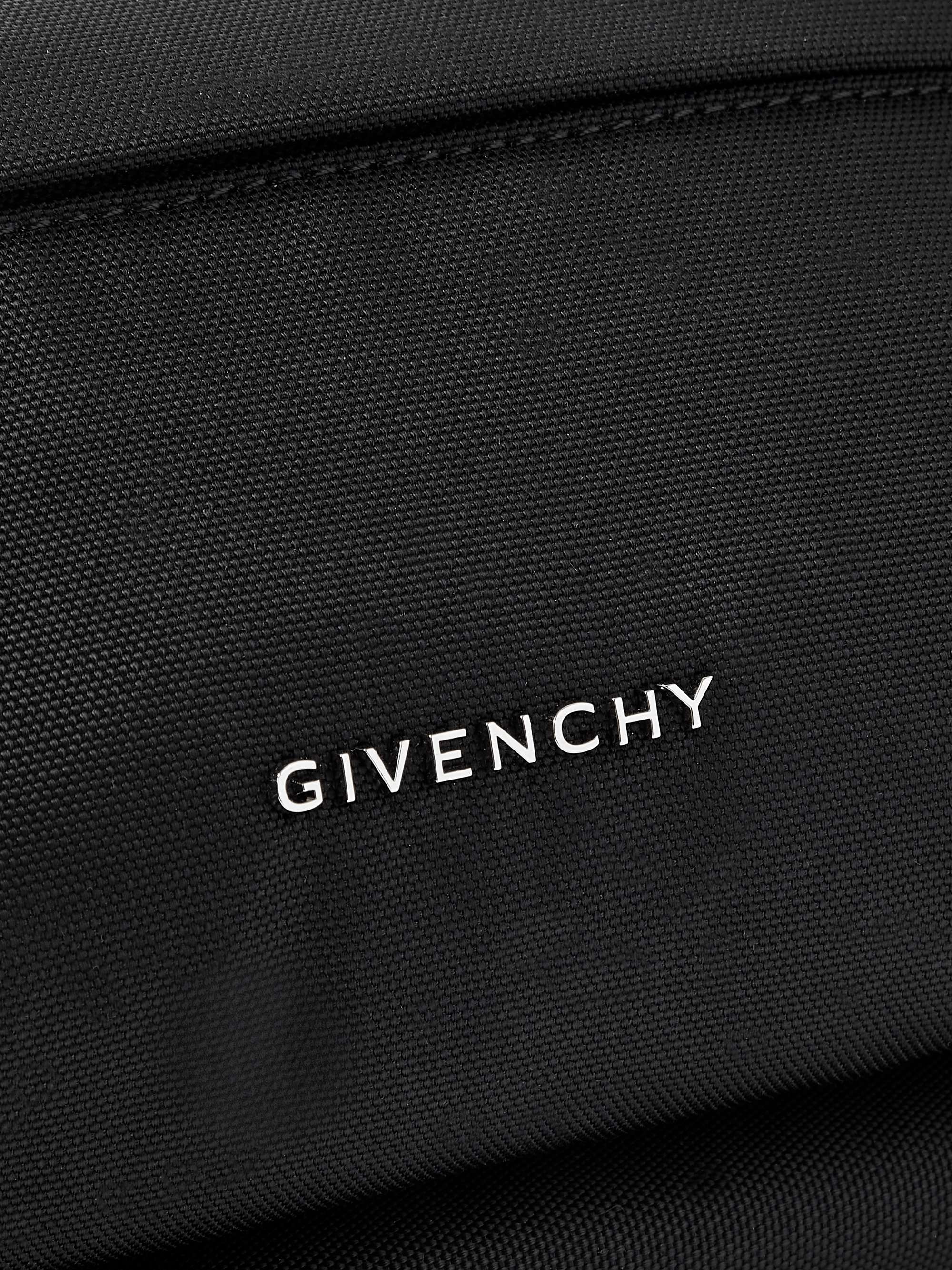 GIVENCHY Essential U Logo-Flocked Nylon Belt Bag