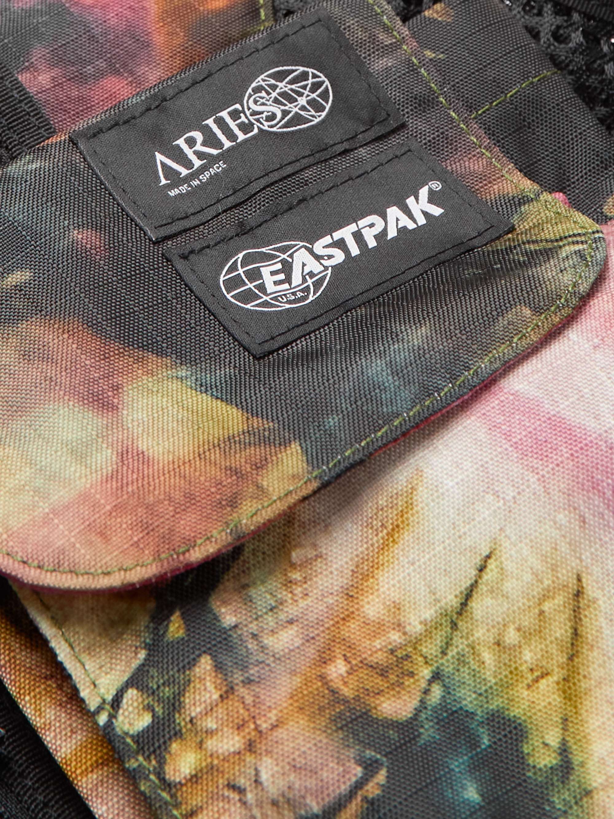 EASTPAK + Aries Panelled Tie-Dyed Ripstop and Mesh Gilet with Lanyard