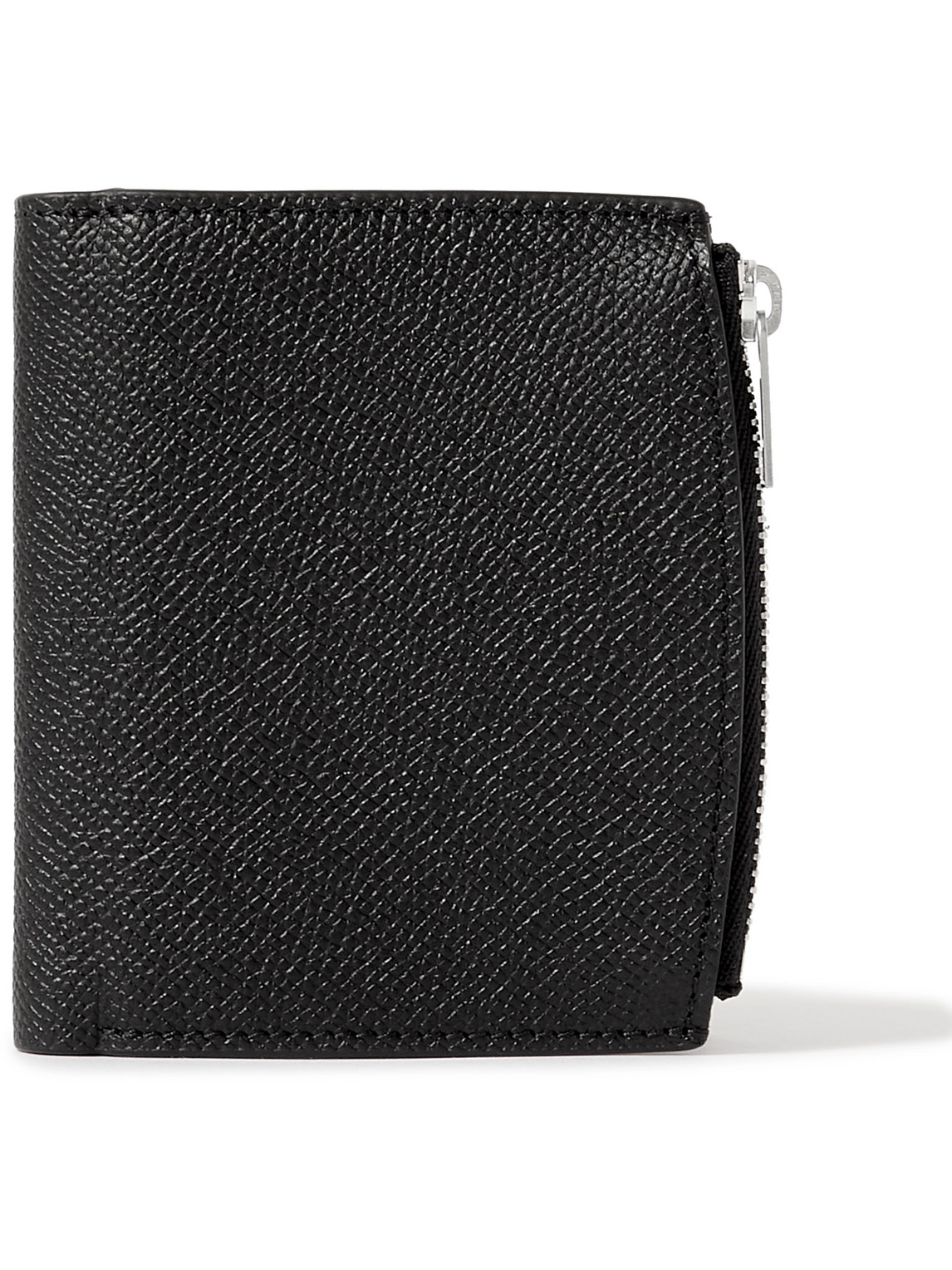 Maison Margiela Black Leather Zip-around Wallet