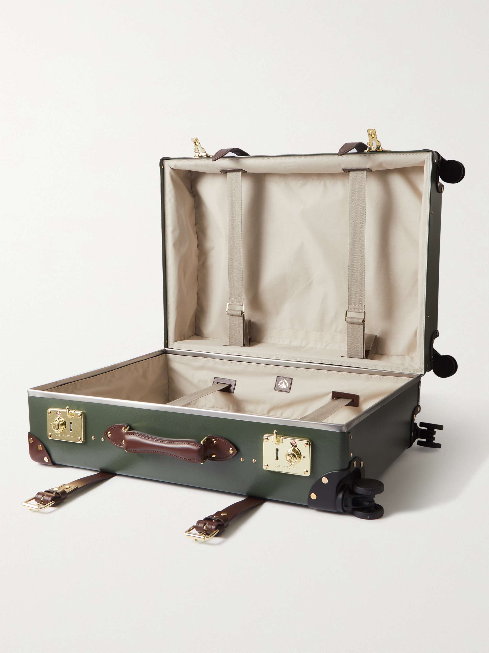 GLOBE-TROTTER Centenary 30" Leather-Trimmed Trolley Case