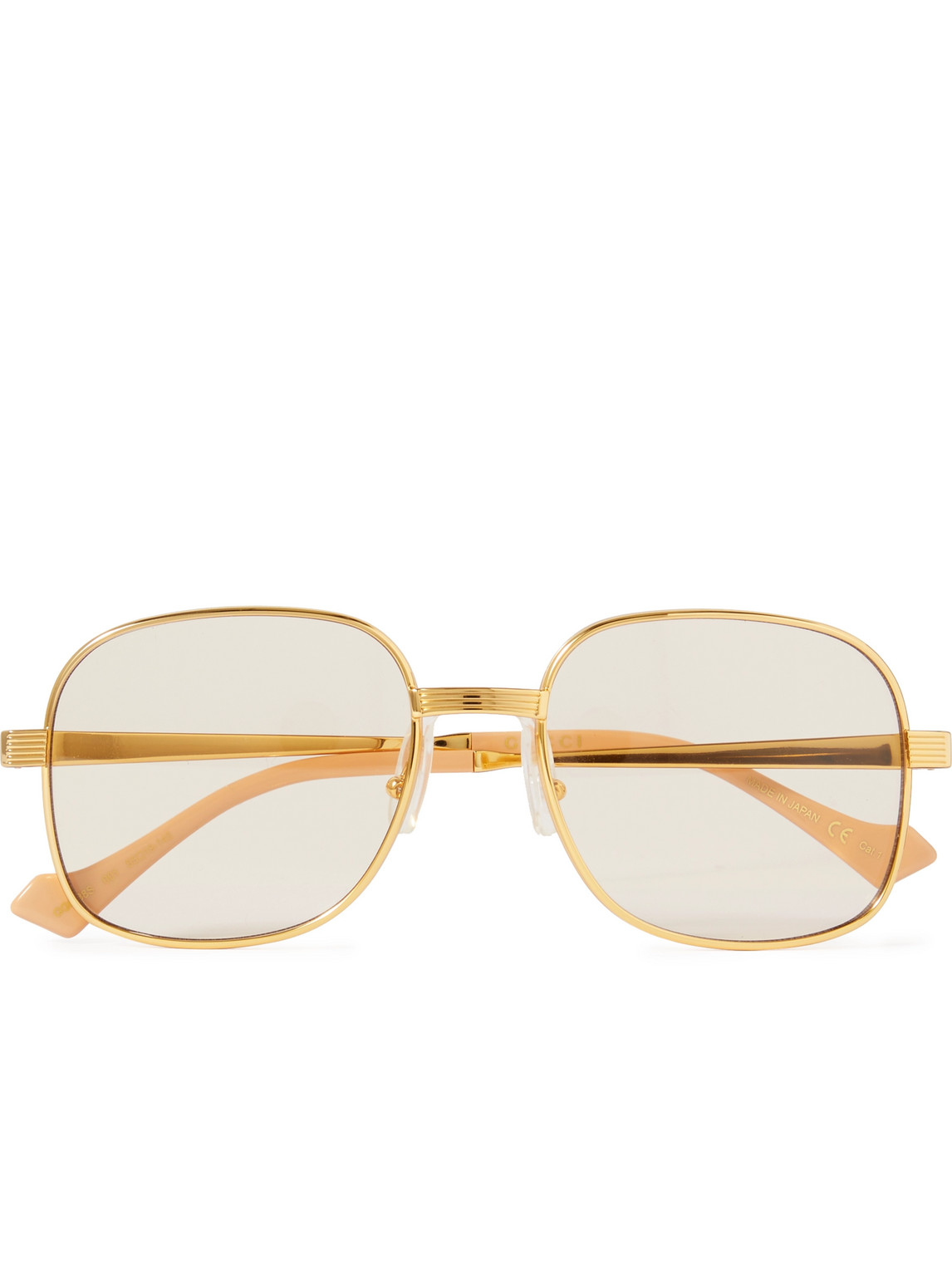 Gucci Eyewear - Round-Frame Gold-Tone Optical Glasses - Men - Gold for Men