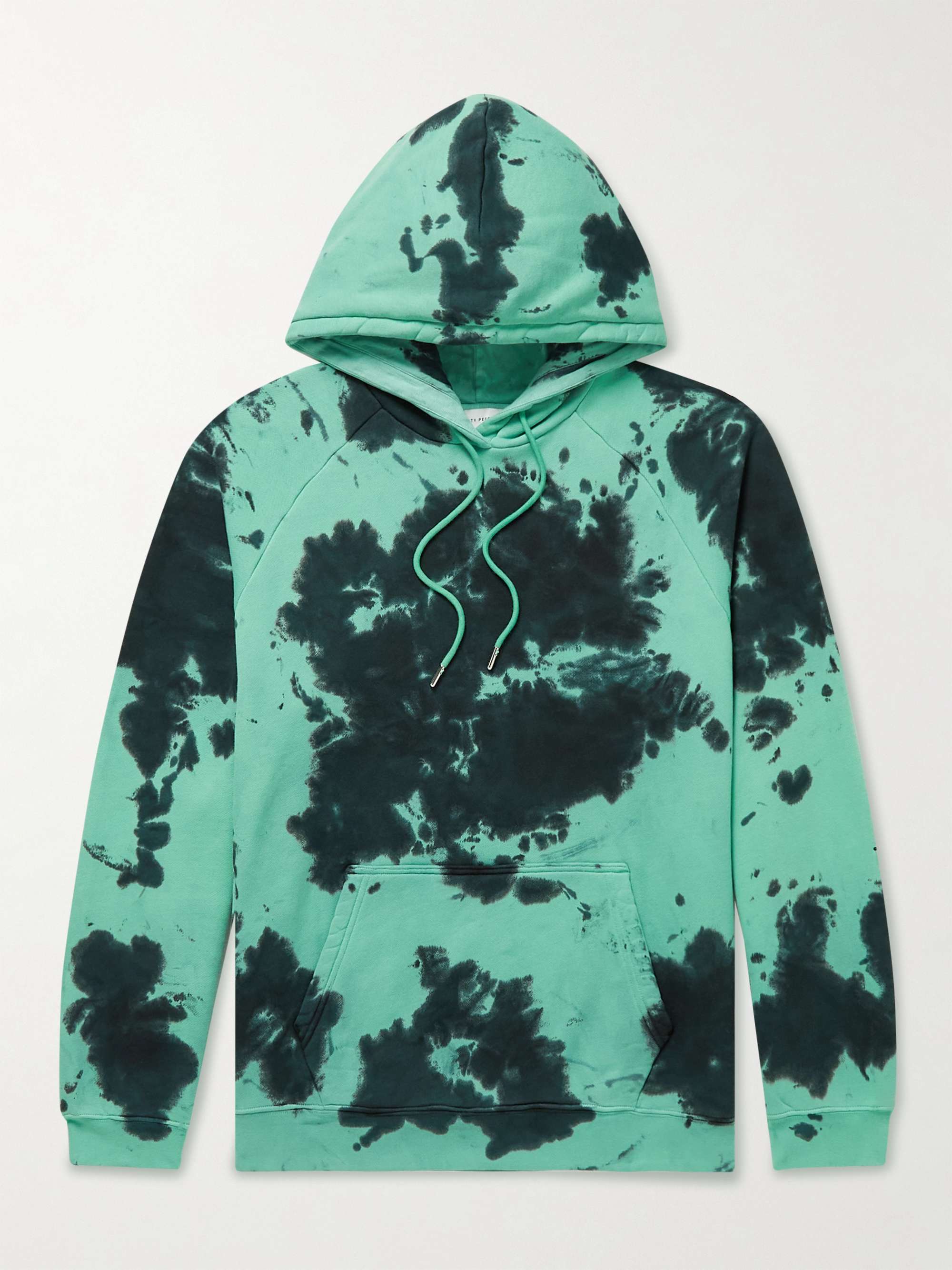 NINETY PERCENT Tie-Dyed Organic Cotton-Jersey Hoodie