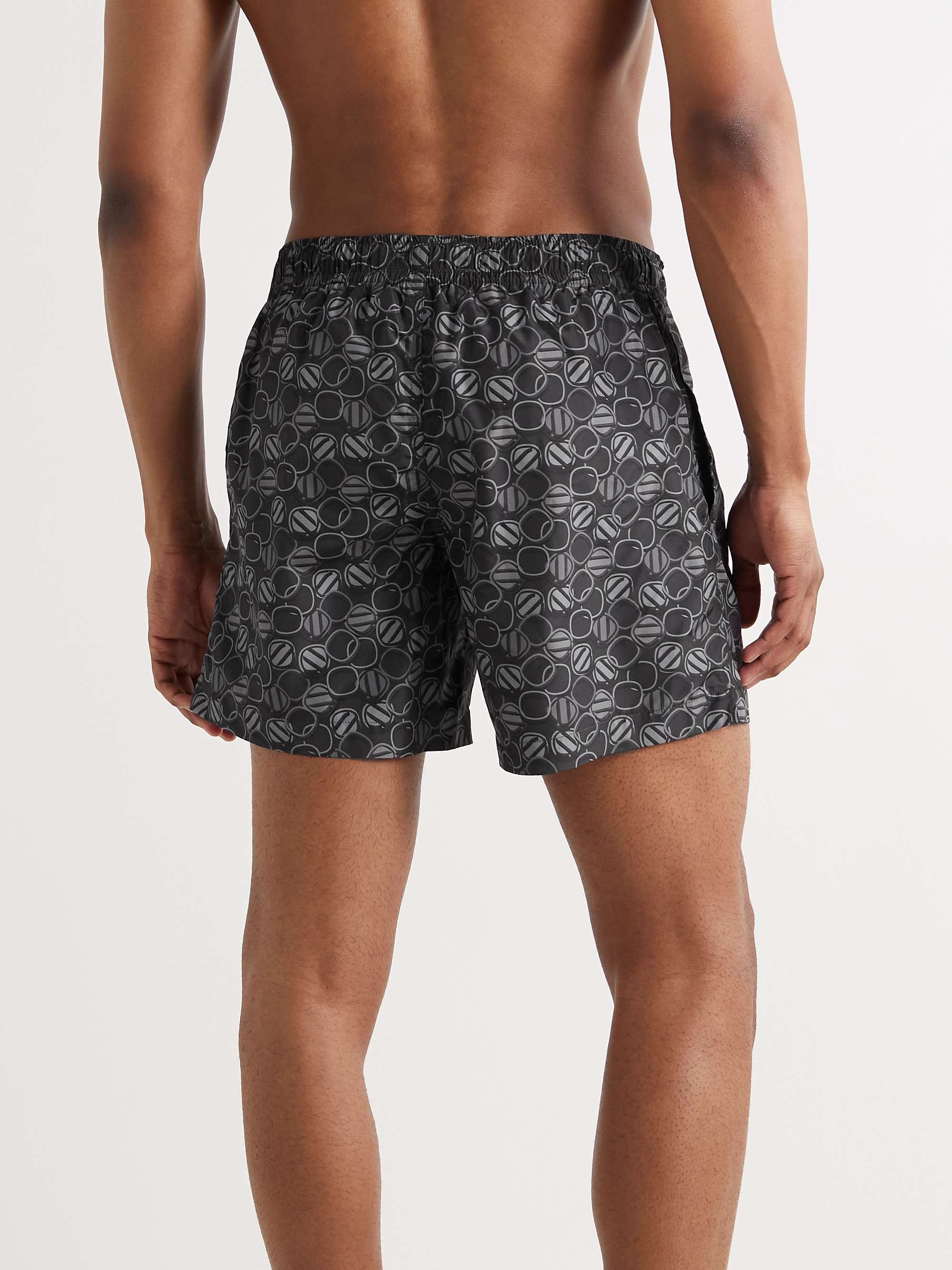 ERMENEGILDO ZEGNA Mid-Length Printed Swim Shorts