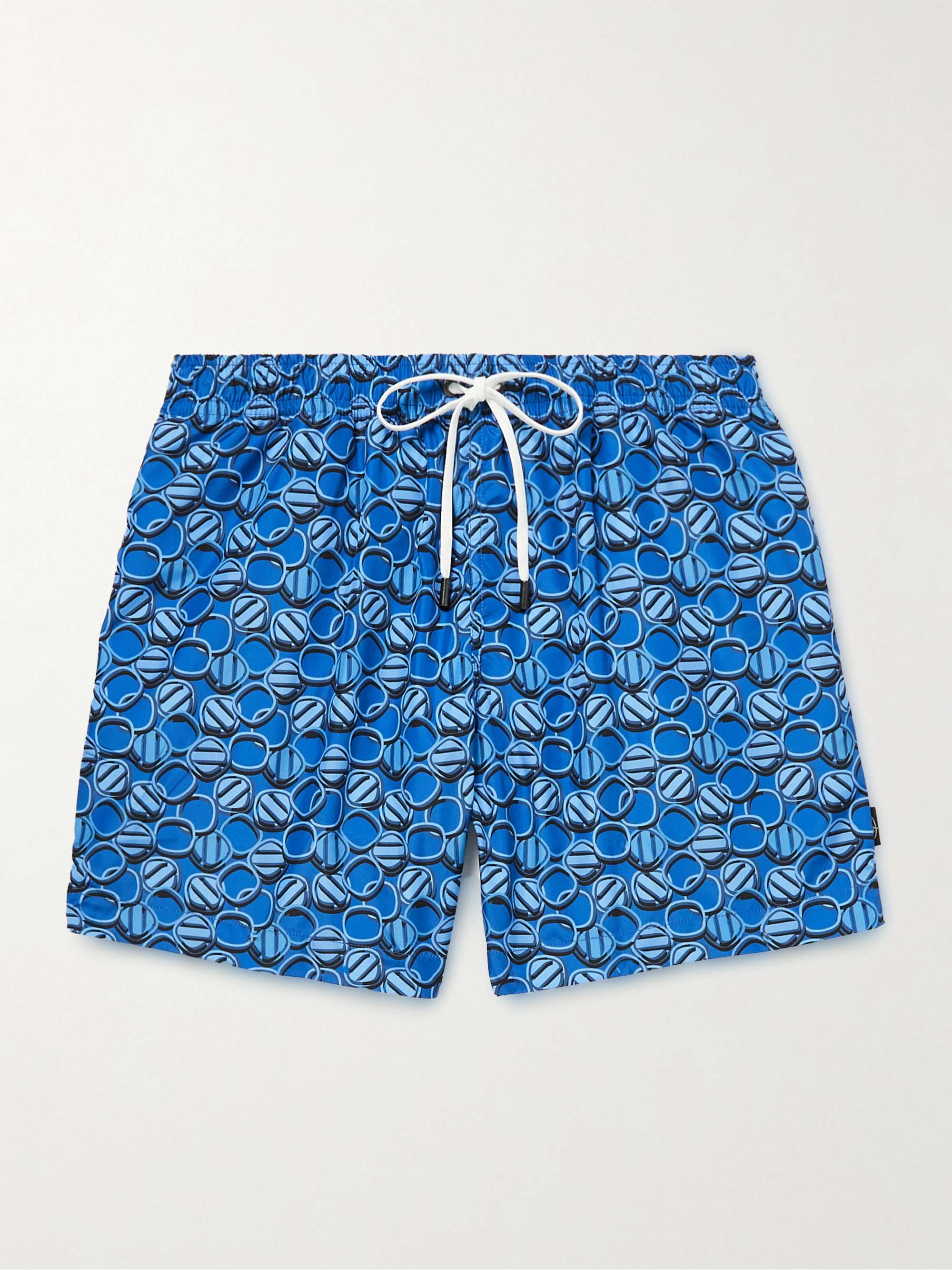 ZEGNA Mid-Length Printed Swim Shorts
