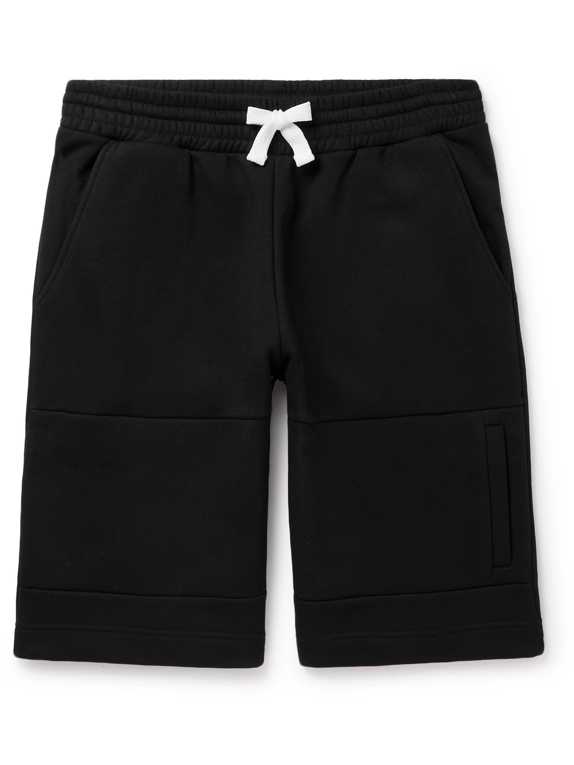 Wide-Leg Cotton-Blend Jersey Shorts