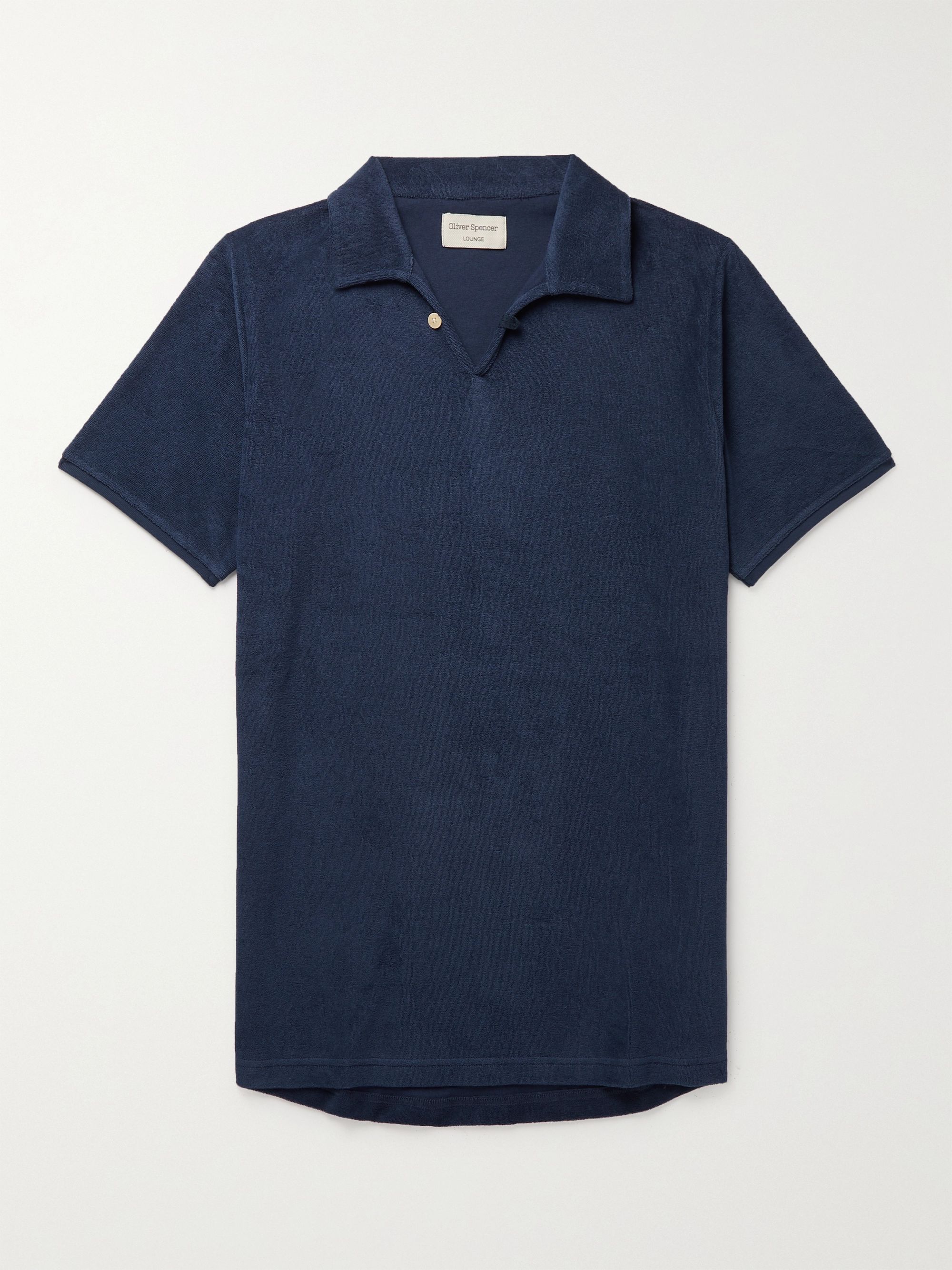 mrporter.com | Ashbourne Cotton-Blend Terry Polo Shirt