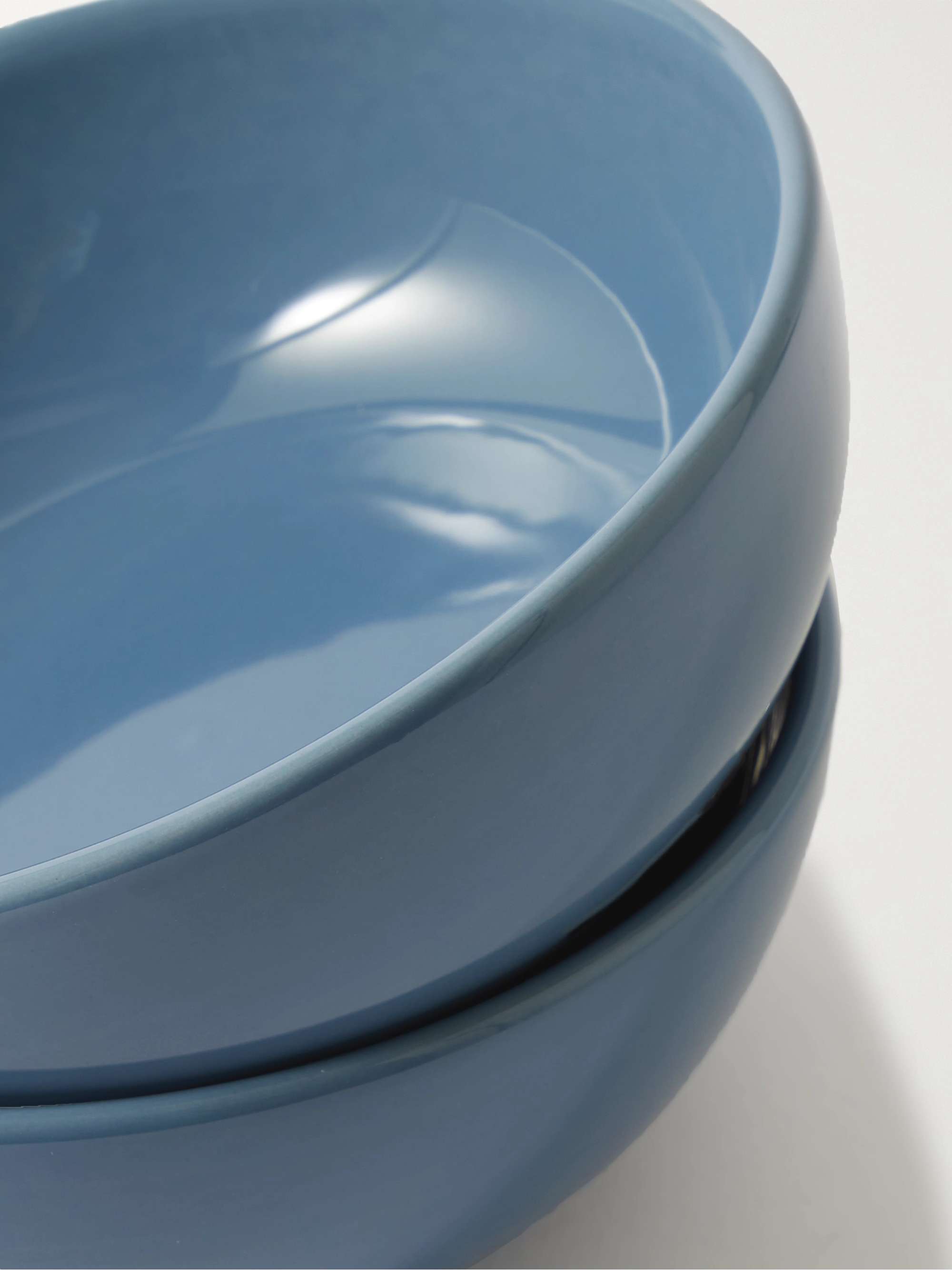 R+D.LAB Set of Two Large Bilancia Glazed Ceramic Bowls