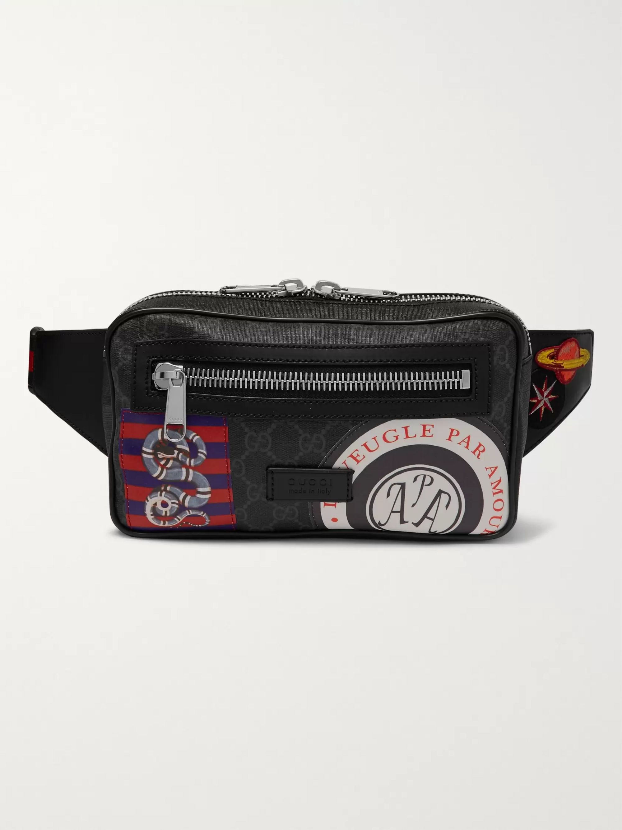 gucci fanny pack with patches