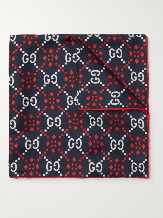 Patterned Pocket Squares | Gucci | MR 