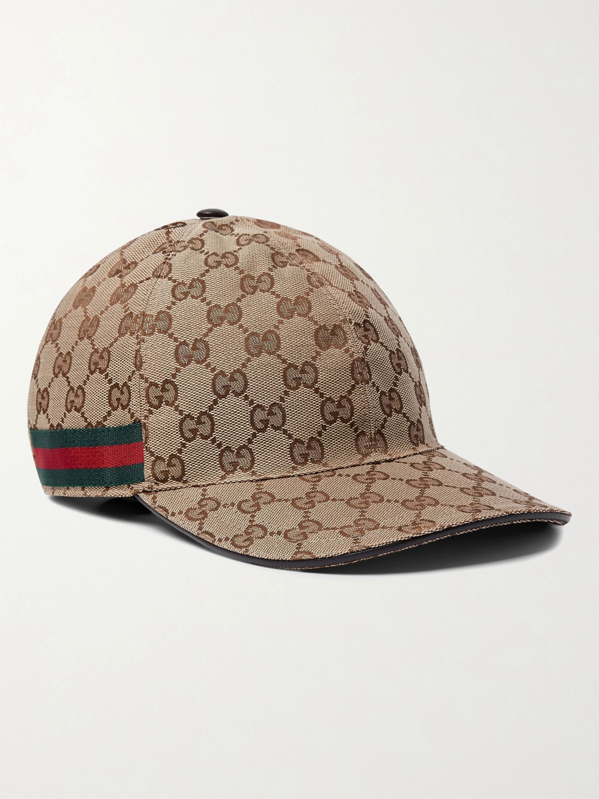 Gucci Cap / Gucci Monogram 'GG' Print Trucker Cap with Tiger and Wolf ...