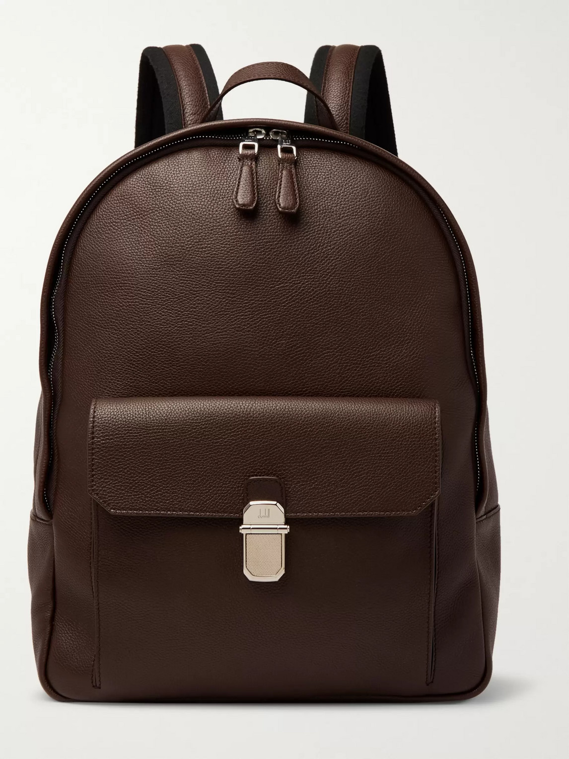 Dunhill Belgrave Full-grain Leather Backpack In Brown