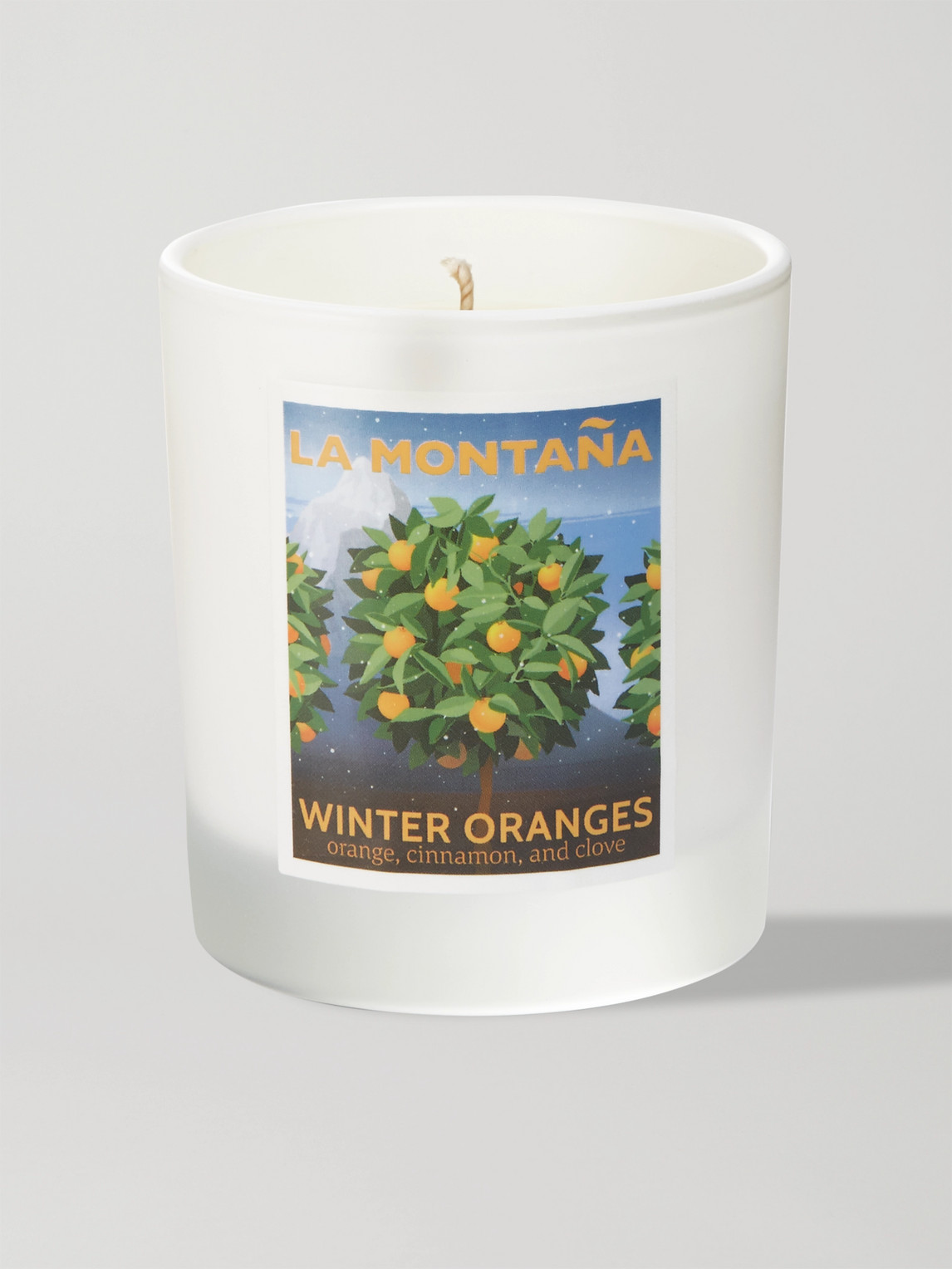 La Montaña Winter Oranges Candle, 220g In Colourless