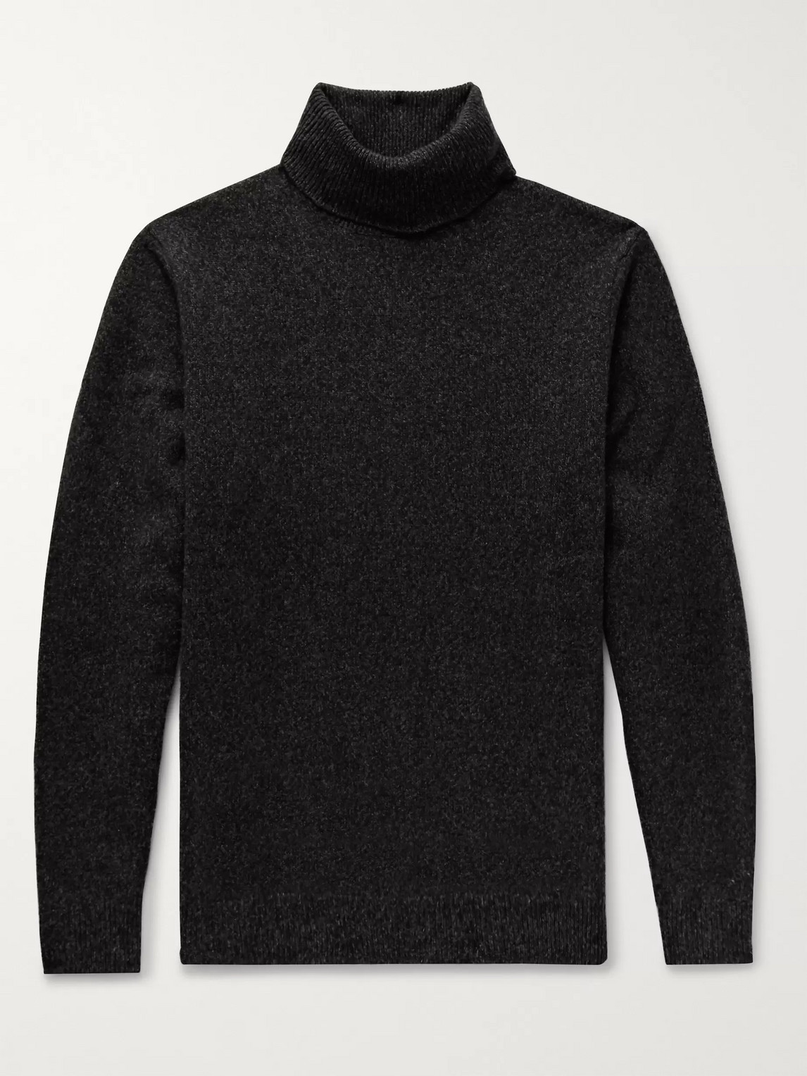Norse Projects Kirk Merino Wool Rollneck Sweater In Gray