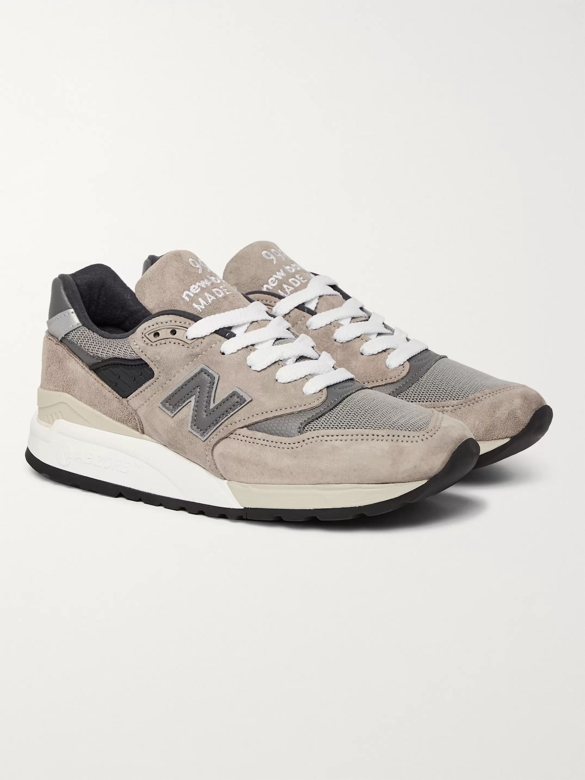 new balance leather sneakers