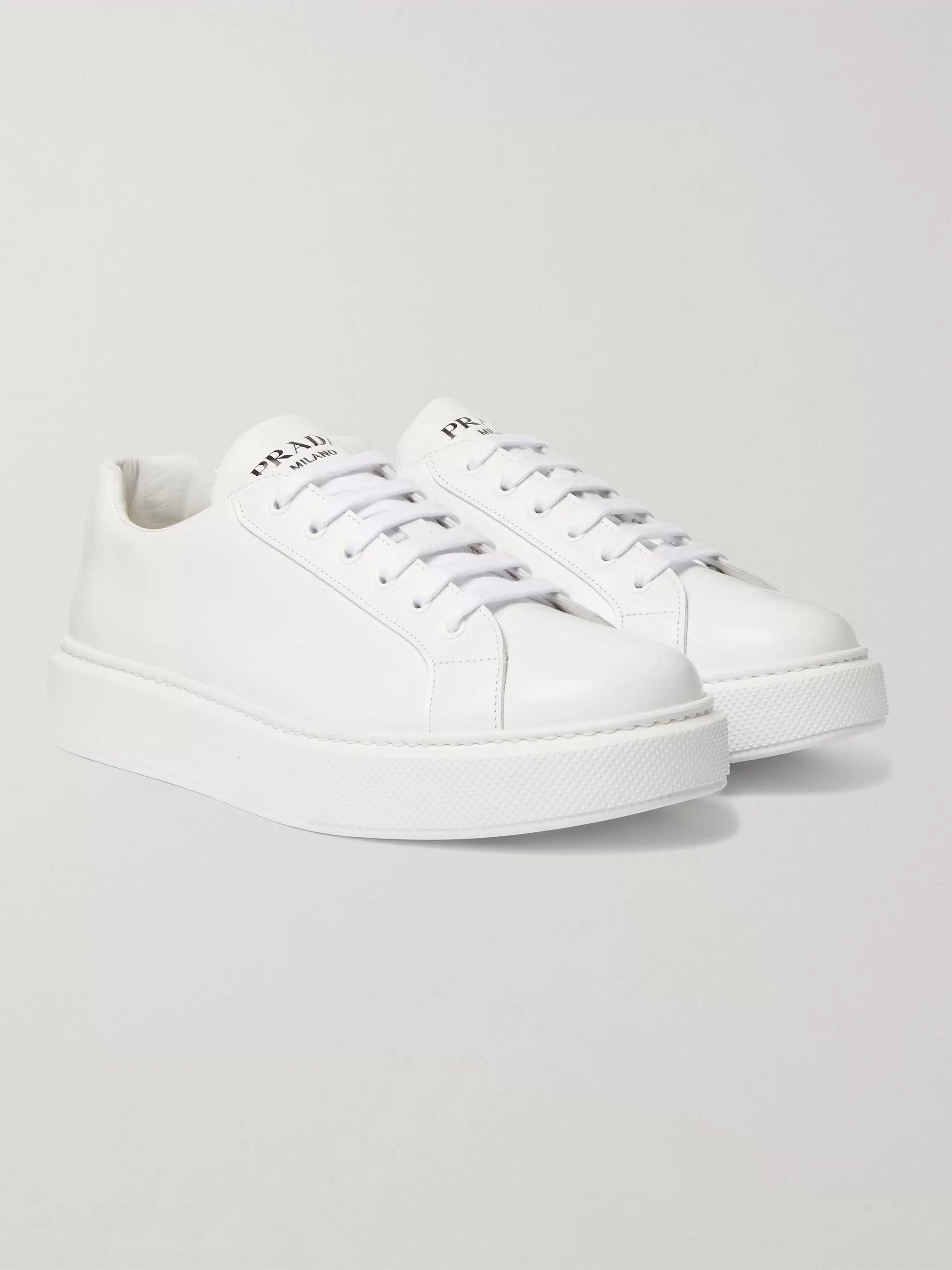 white prada sneakers