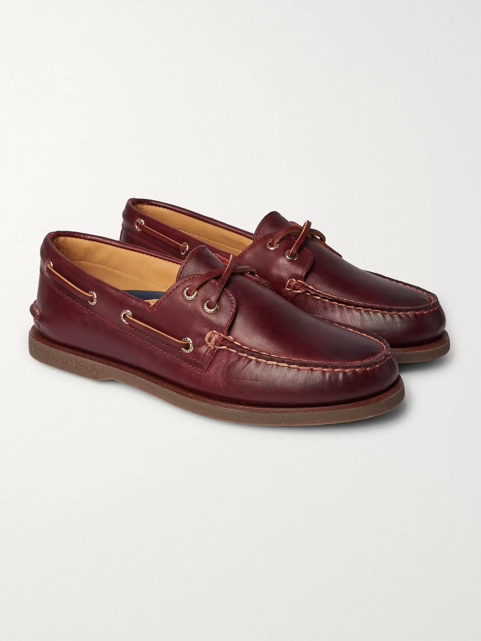 sperry gold toe boat shoes