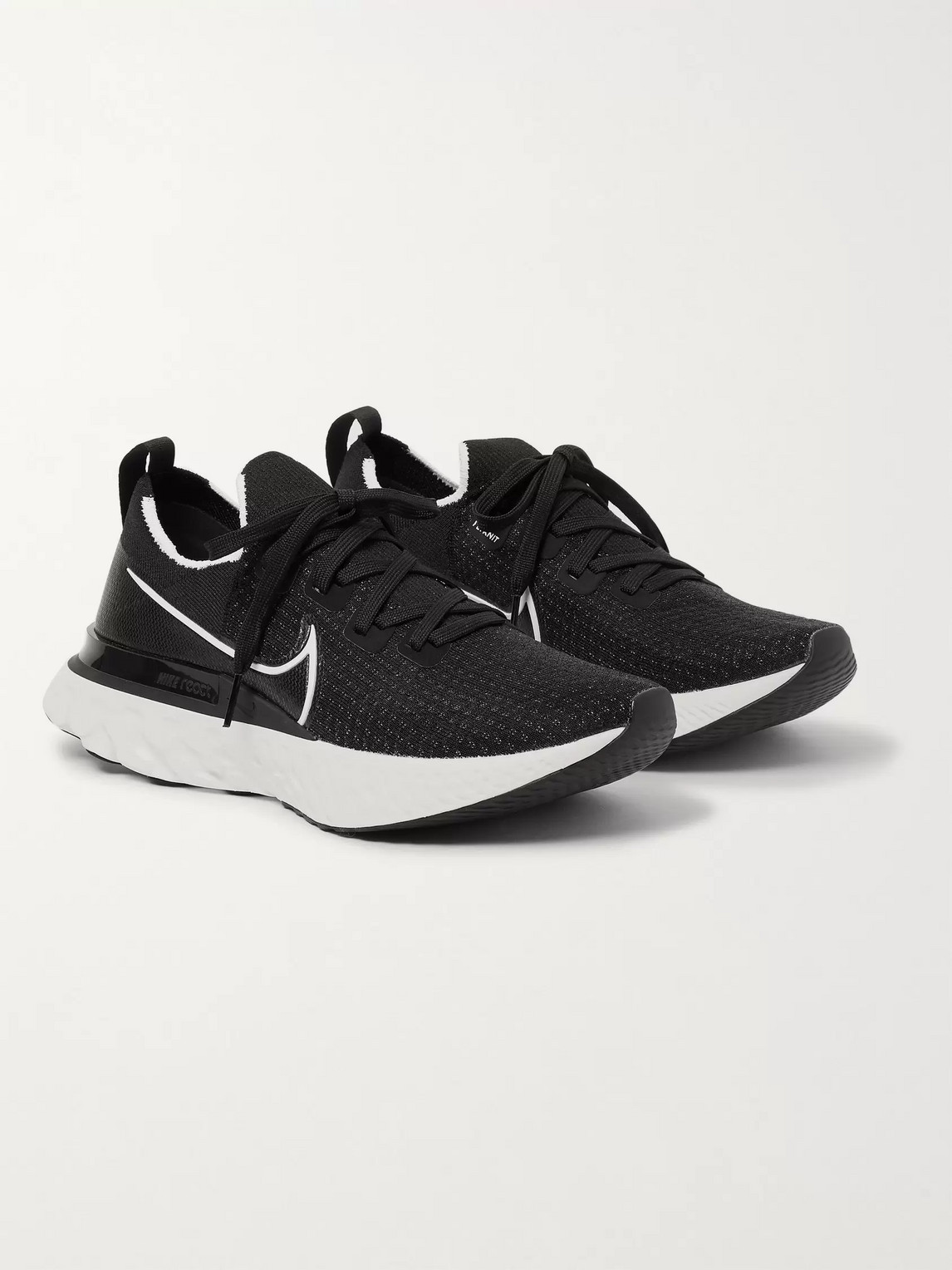 Shop Nike React Infinity Run Flyknit Running Sneakers In Black