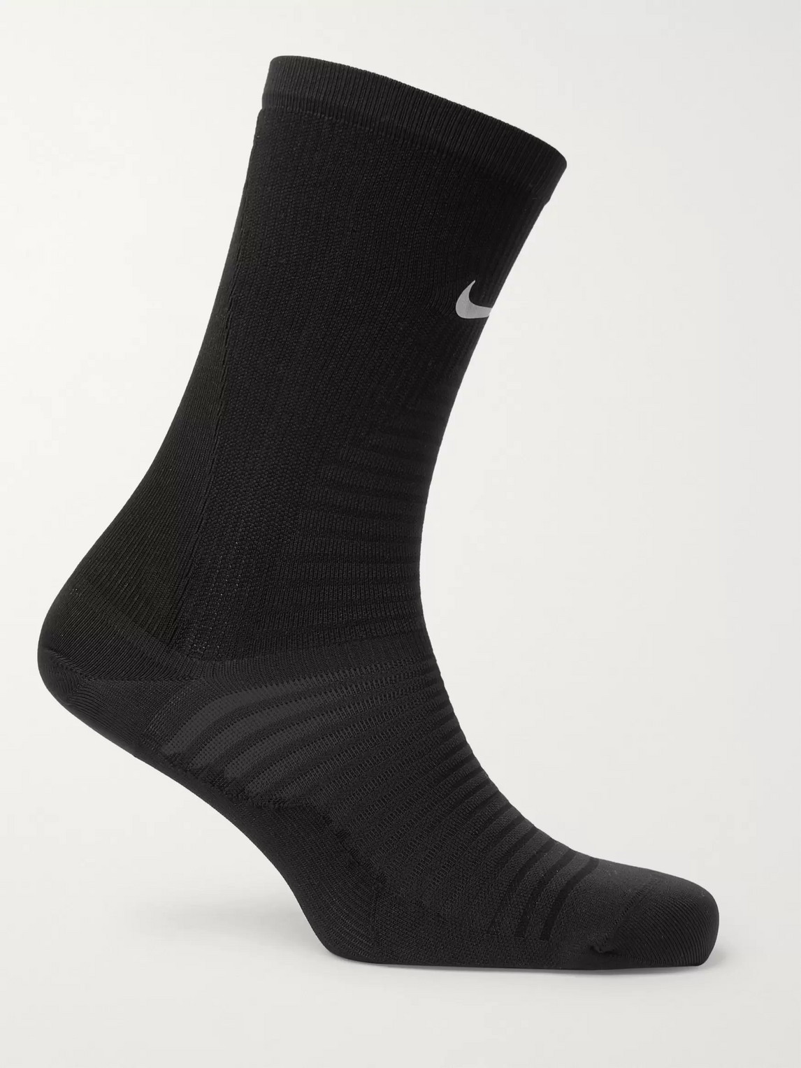 Nike Spark Lightweight Crew Running Socks In Black
