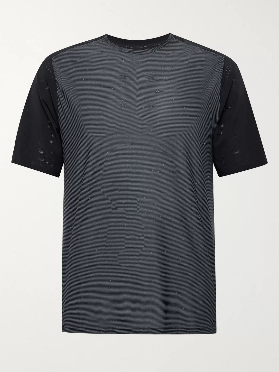Nike Tech Pack Panelled Mesh Running T-shirt In Grey