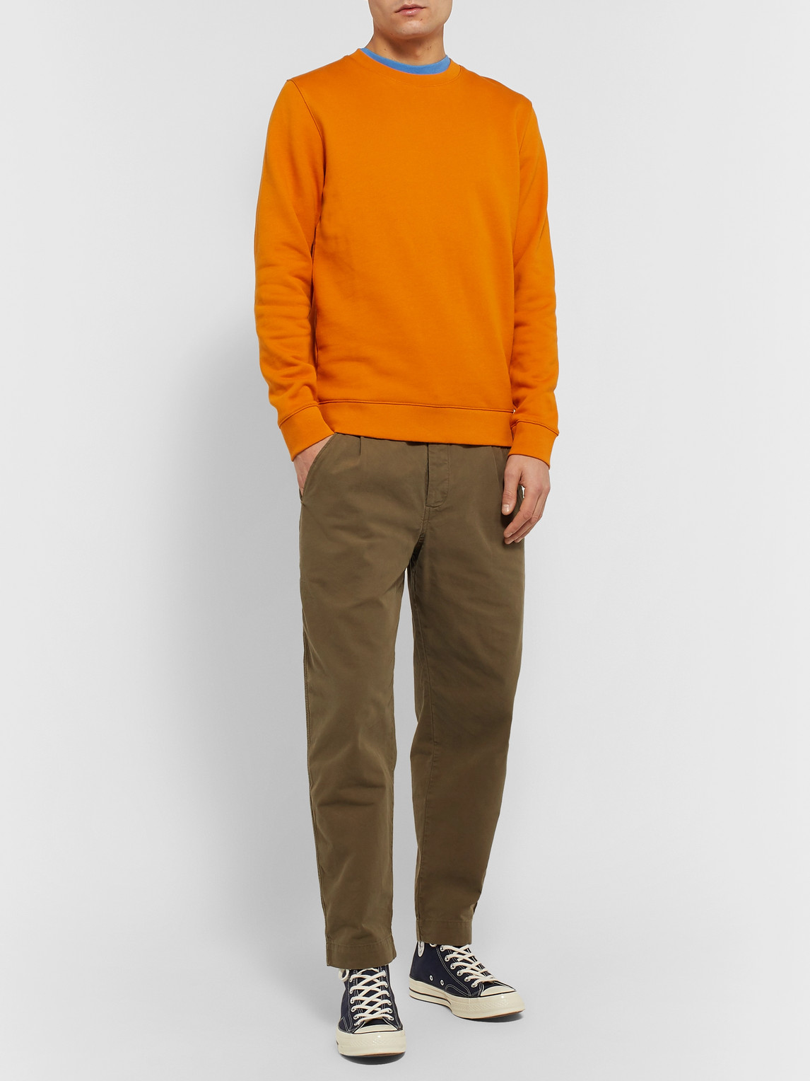 NORSE PROJECTS VAGN LOOPBACK COTTON-JERSEY SWEATSHIRT