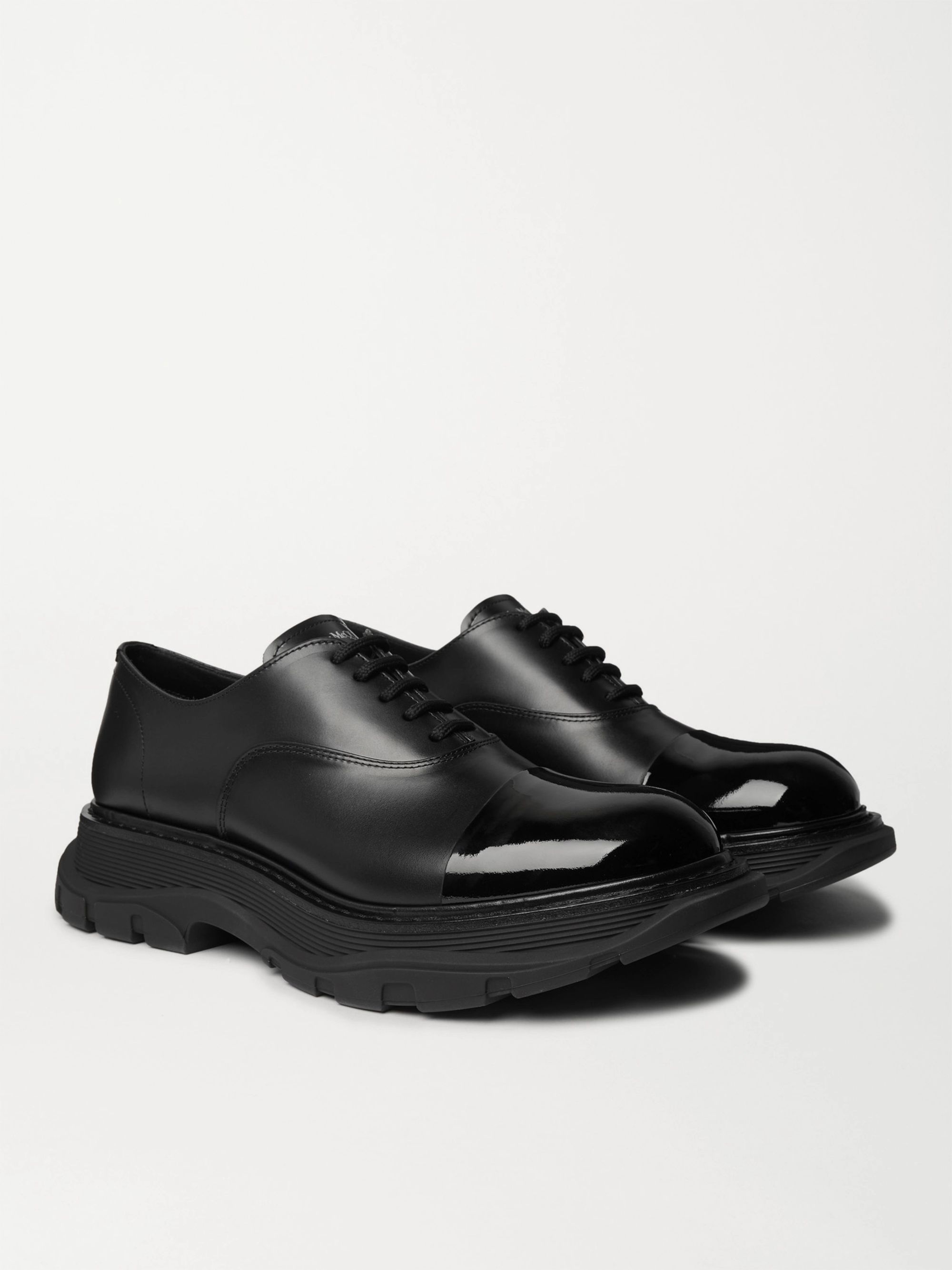 Patent-Leather Derby Shoes 