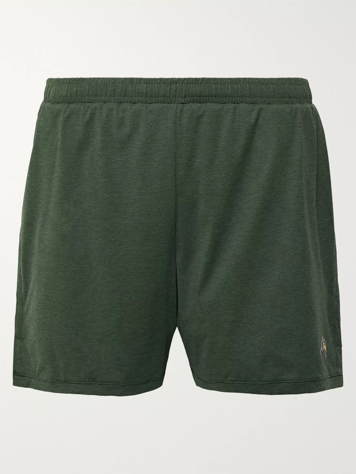Tracksmith Session Stretch-jersey Shorts In Green