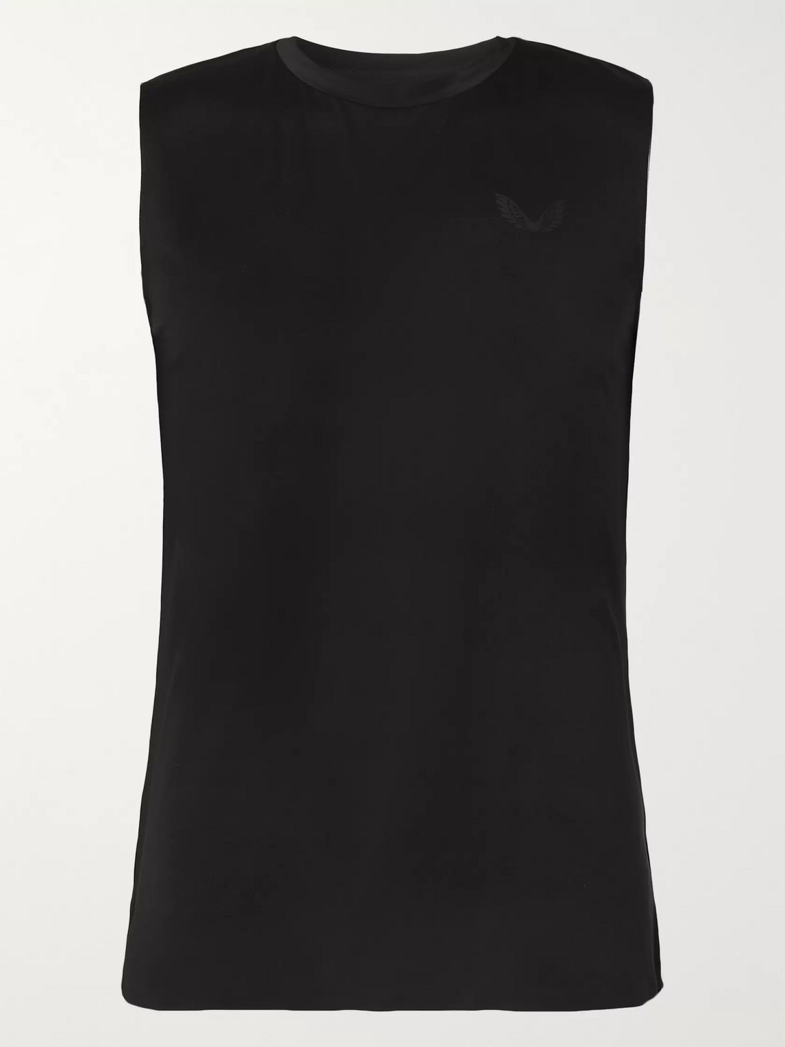 Castore Oliver Stretch Tech-jersey Tank Top In Black