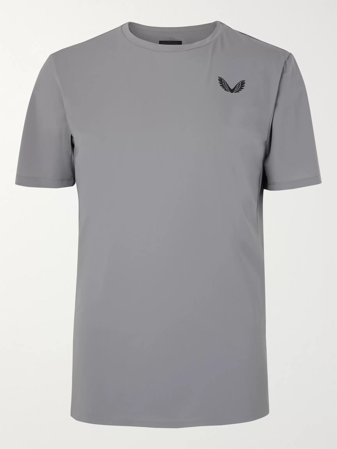 Castore Sampson Stretch Tech-jersey T-shirt In Grey
