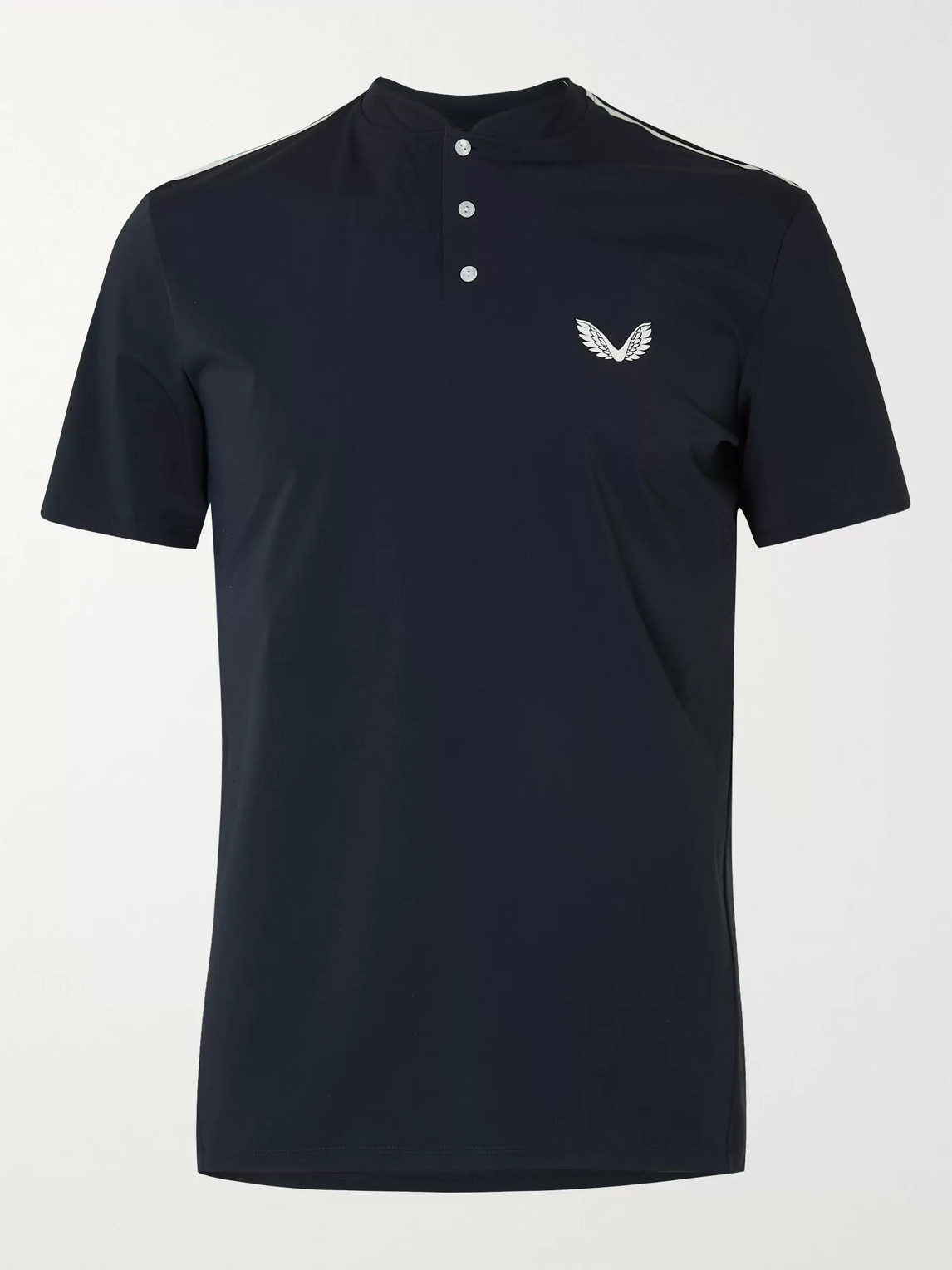 Castore Tomas Stretch-jersey Polo Shirt In Blue