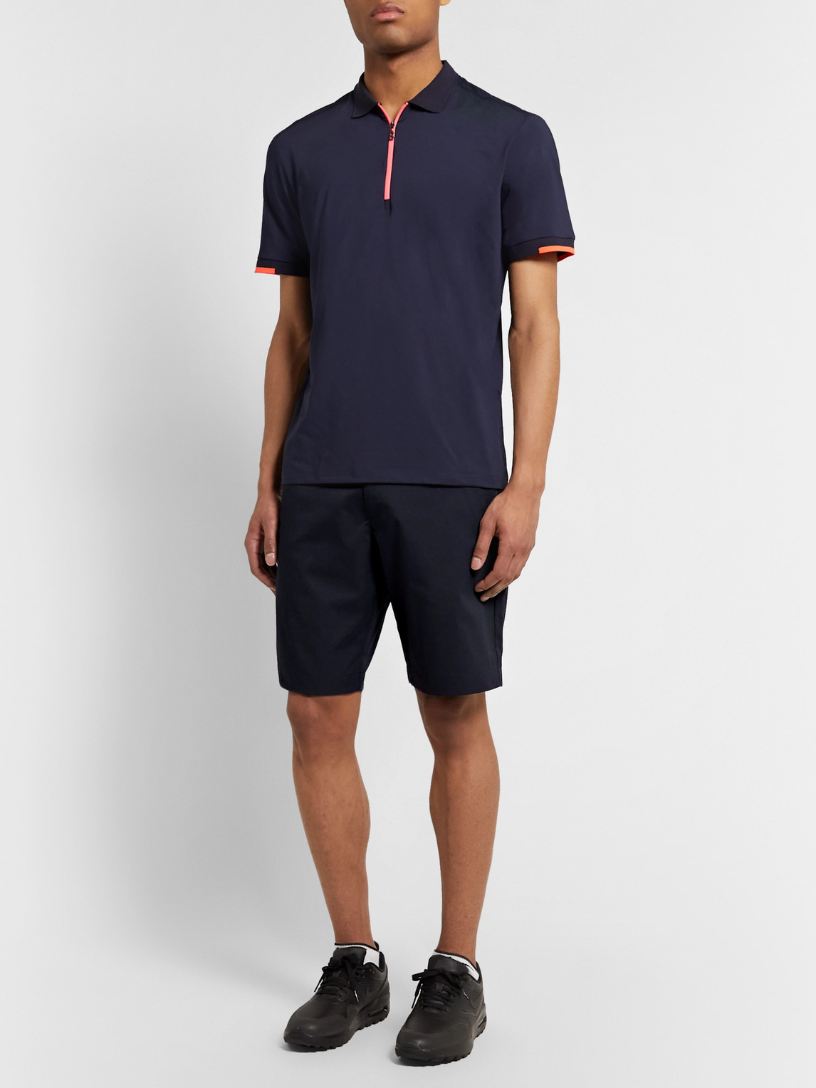 Bogner Gori Shell Golf Shorts In Blue